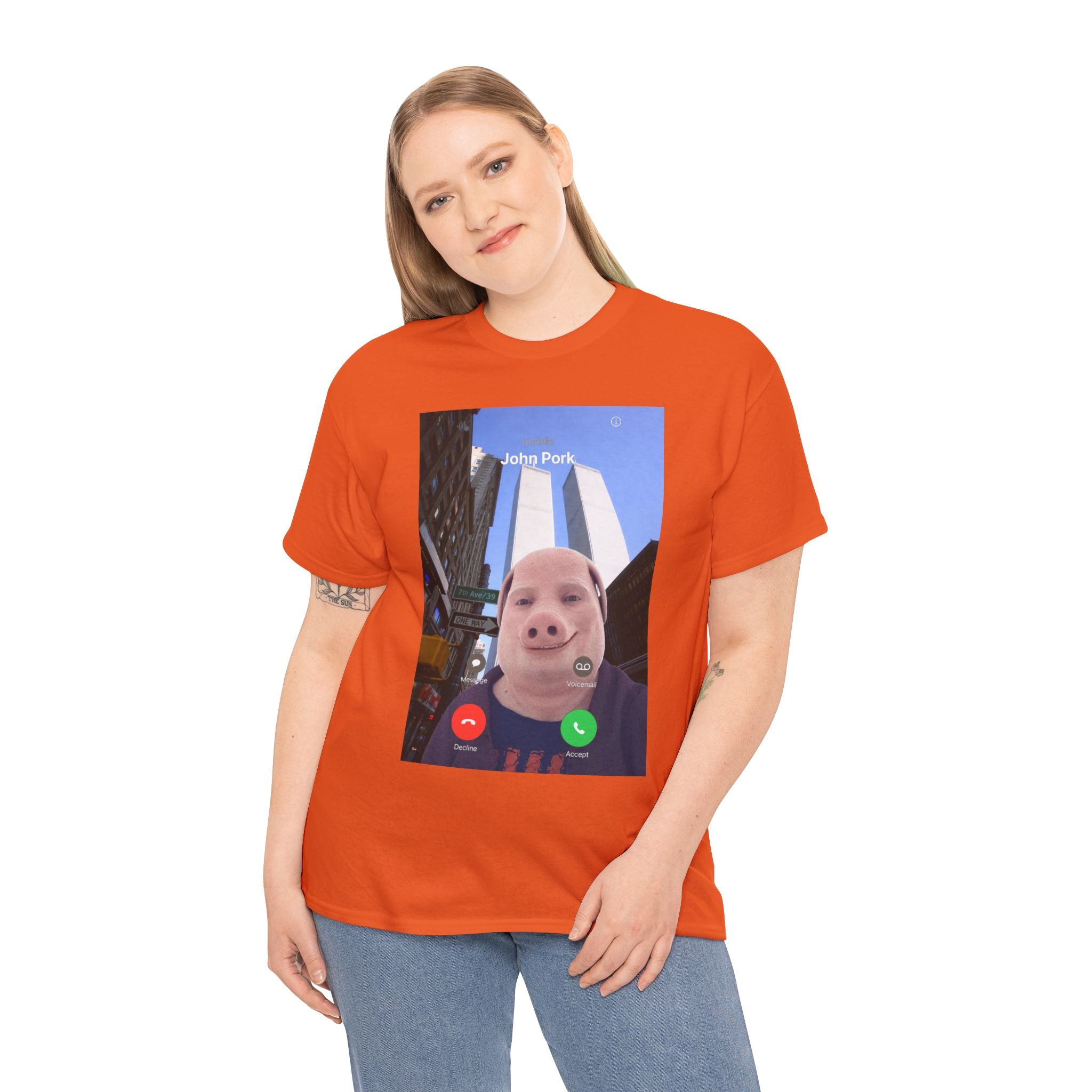 John Pork in New York - T-Shirt