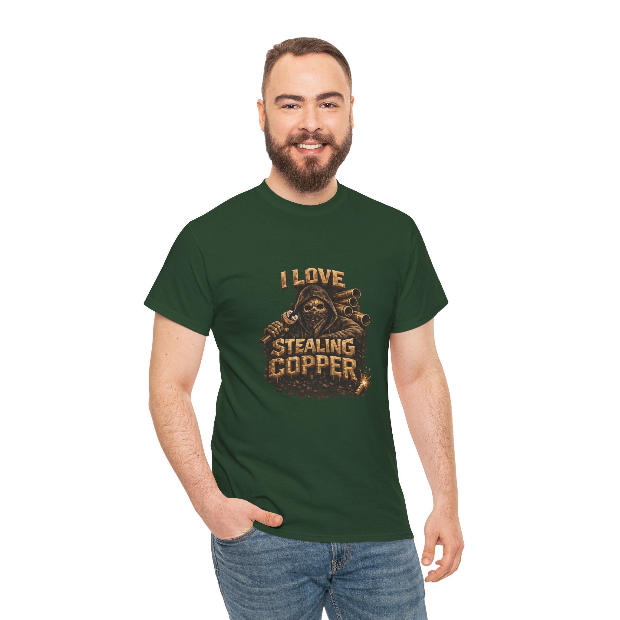 "I Love Stealing Copper" - T-Shirt