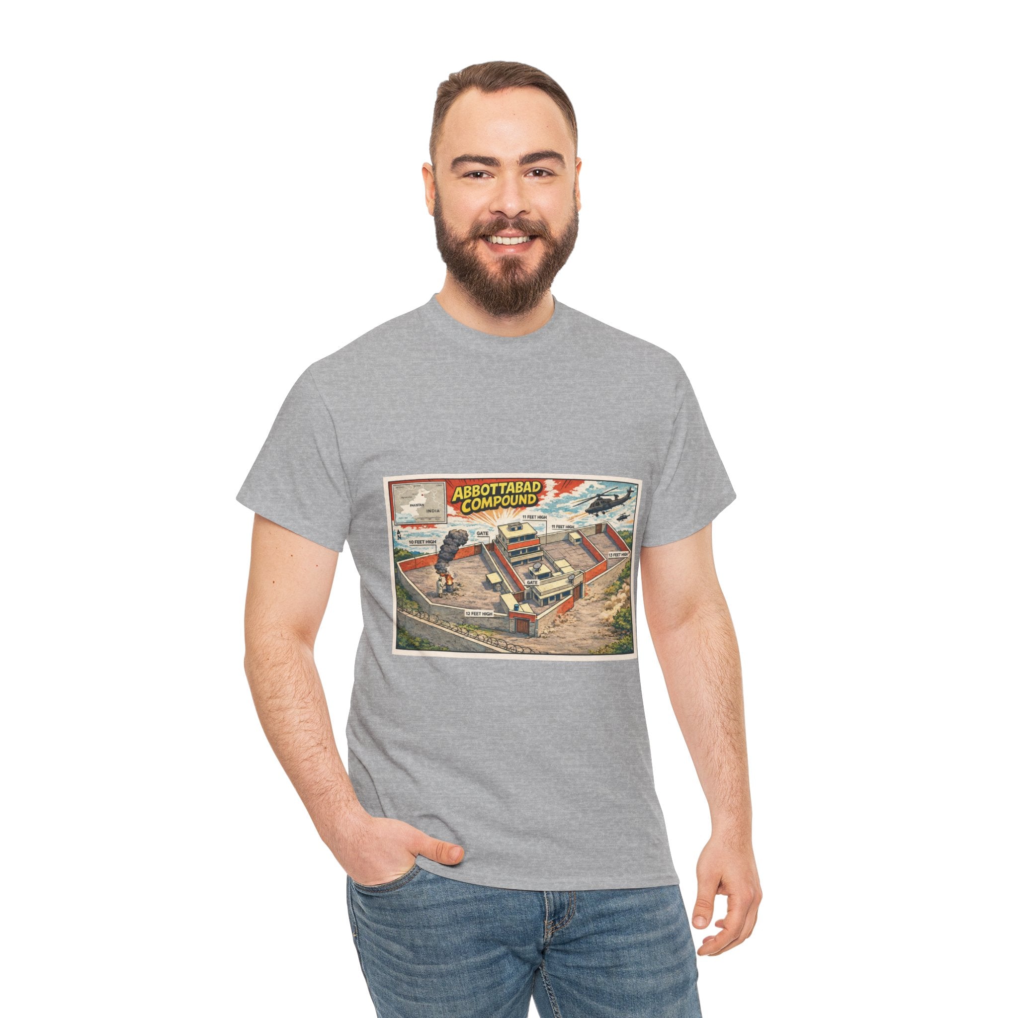 Abbottabad Compound Comic - T-Shirt