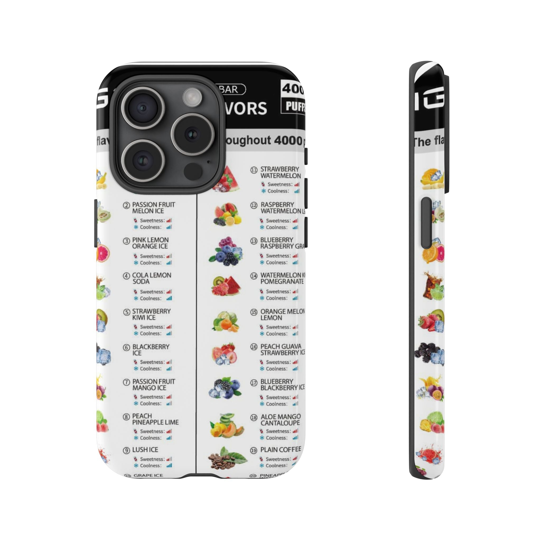 Vape Menu - Tough Case