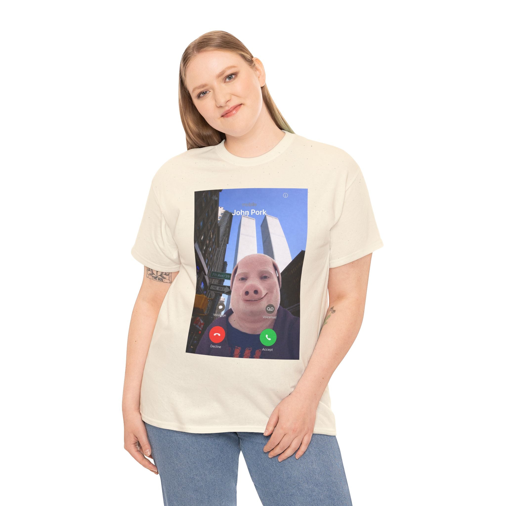 John Pork in New York - T-Shirt