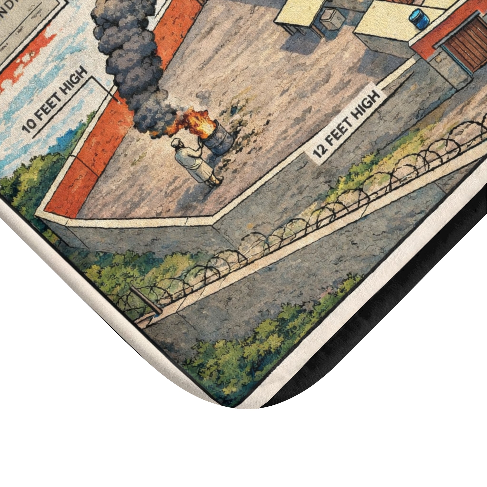 Abbottabad Compound Diagram - Bathmat