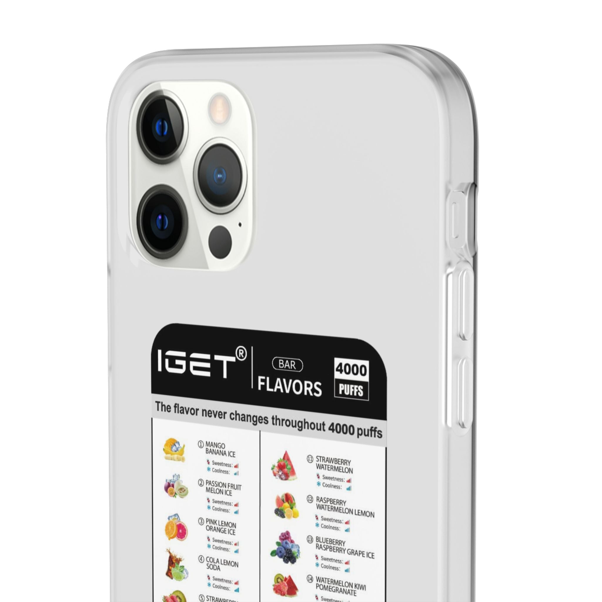 Vape Menu - Flexi Case