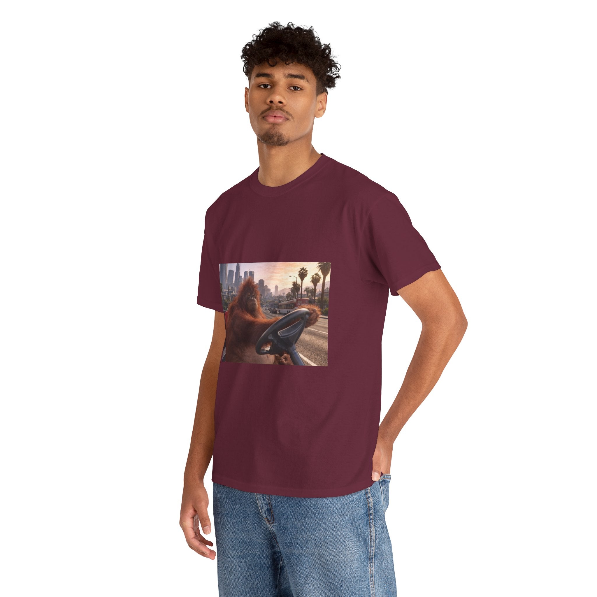 Orangutan Driving Los Santos - T-Shirt