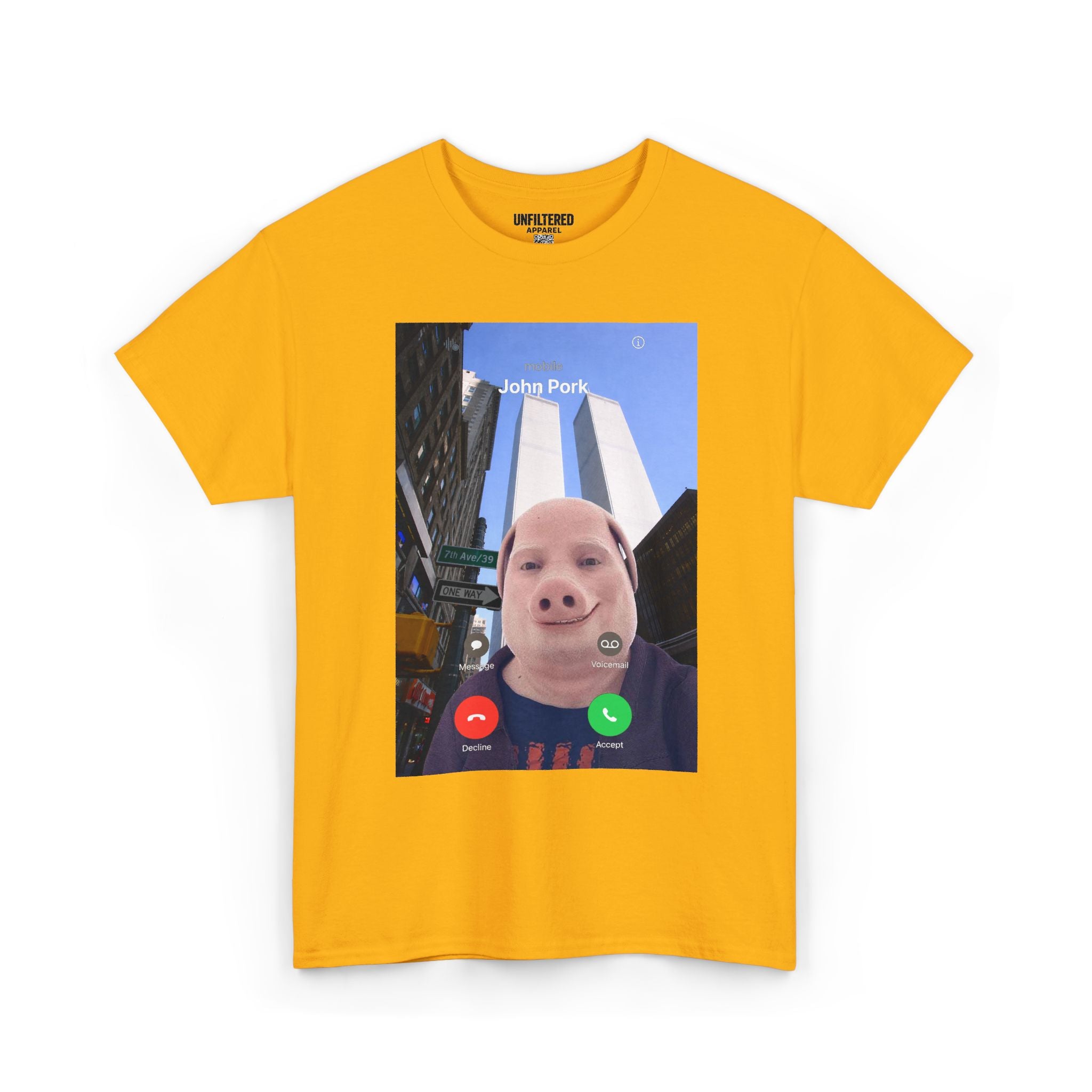 John Pork in New York - T-Shirt