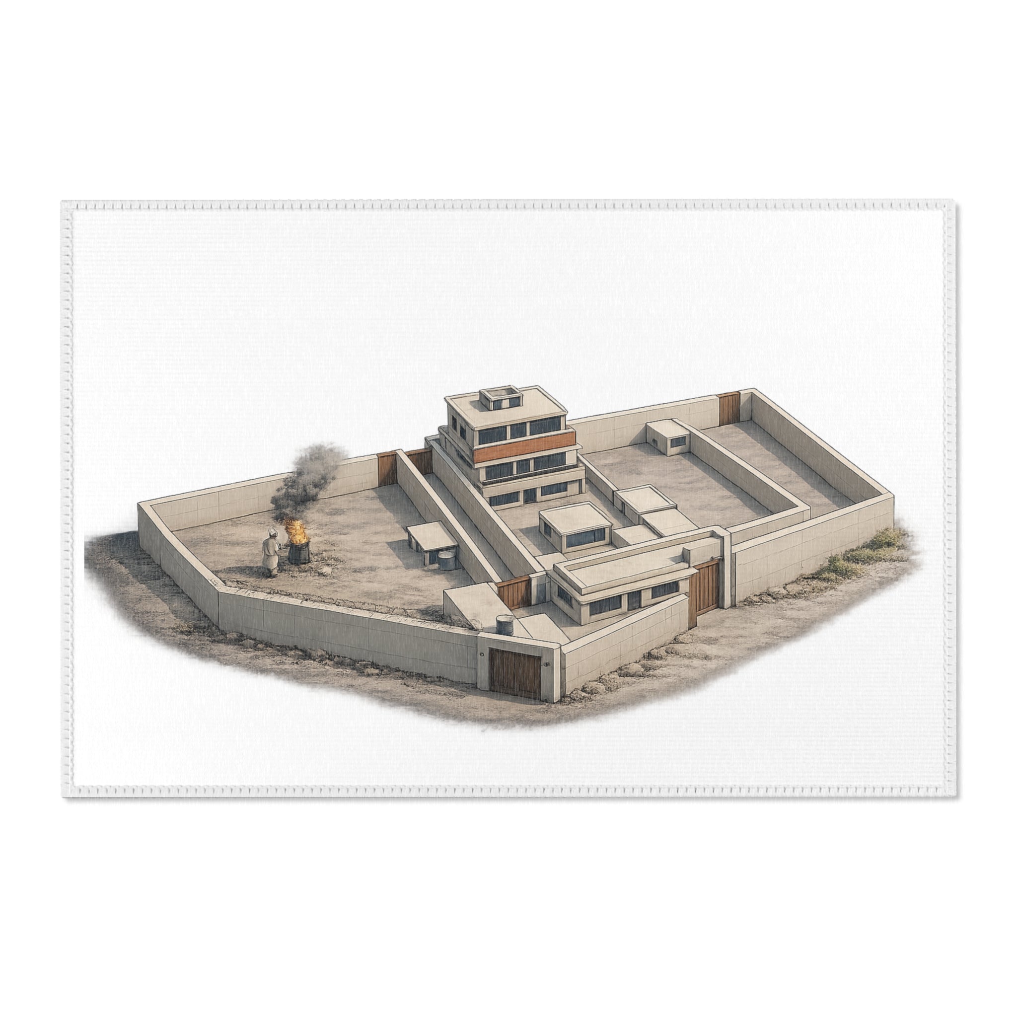 Abbottabad Illustration Rug