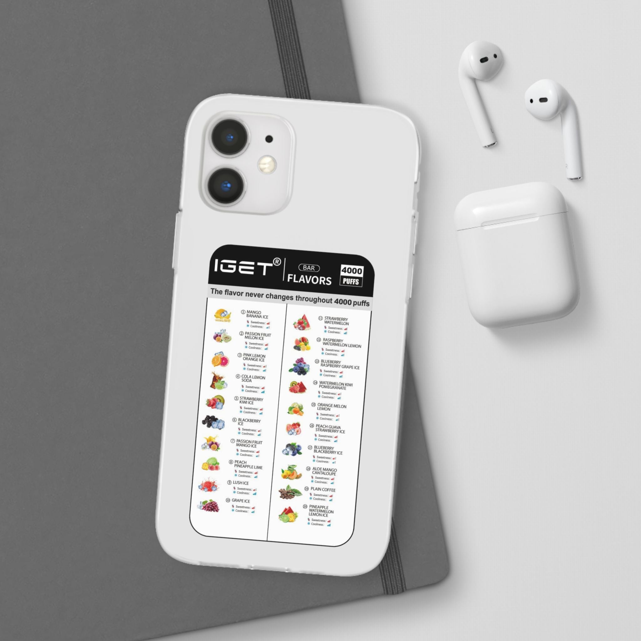 Vape Menu - Flexi Case