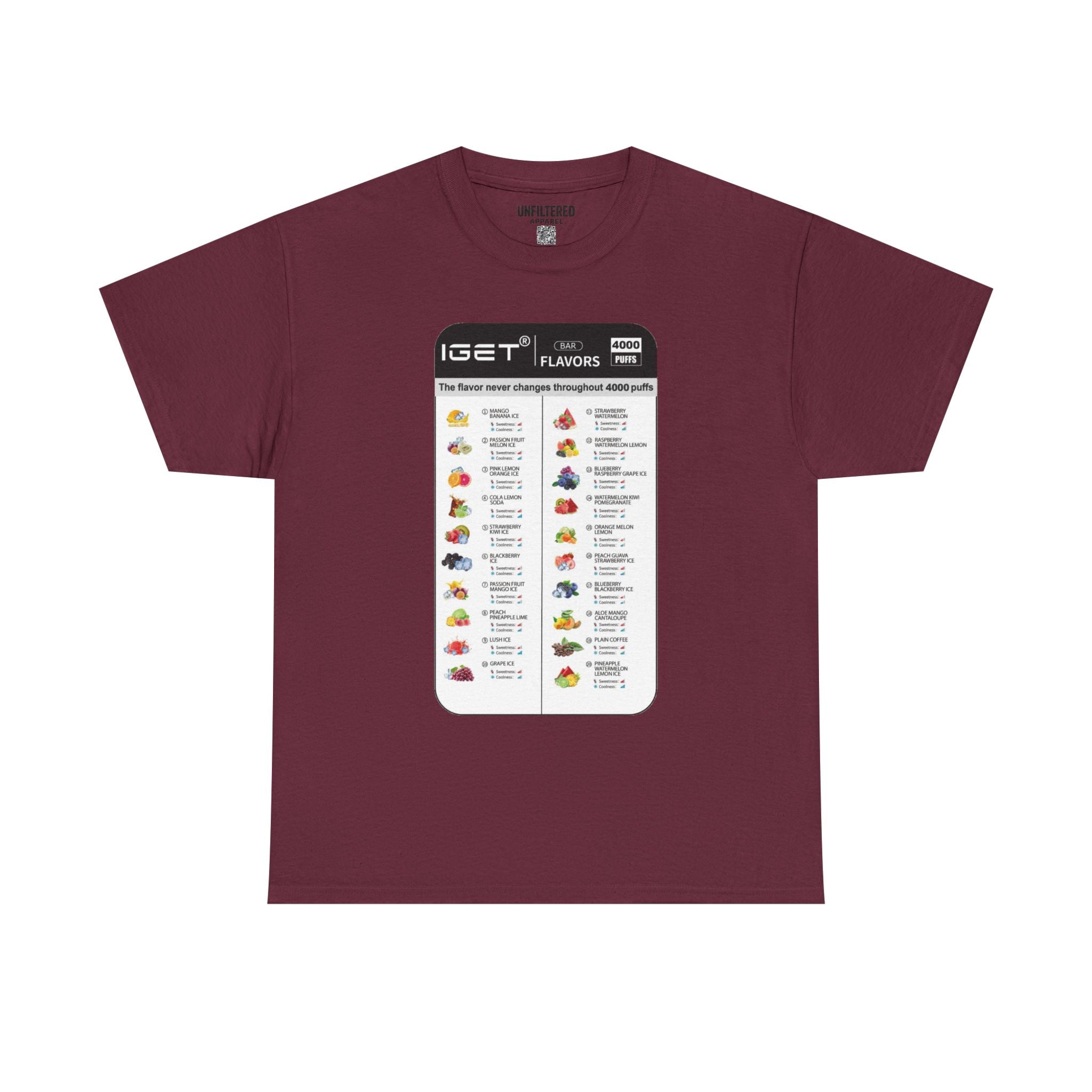 Vape Menu - T-Shirt