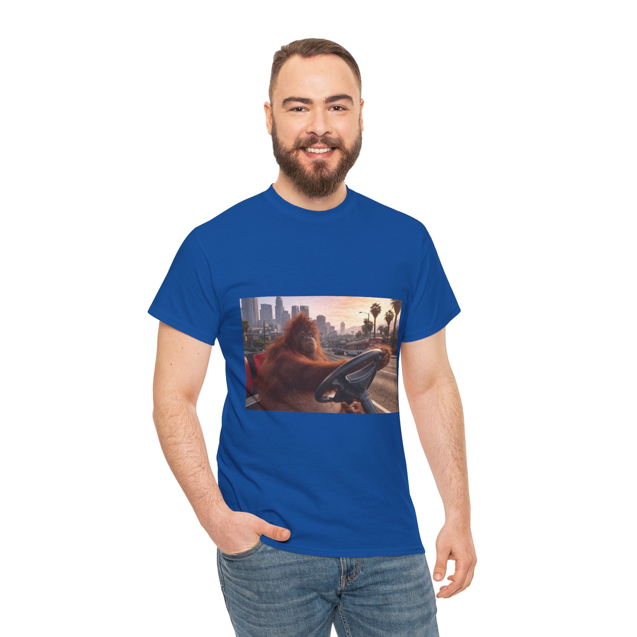 Orangutan Driving Los Santos - T-Shirt