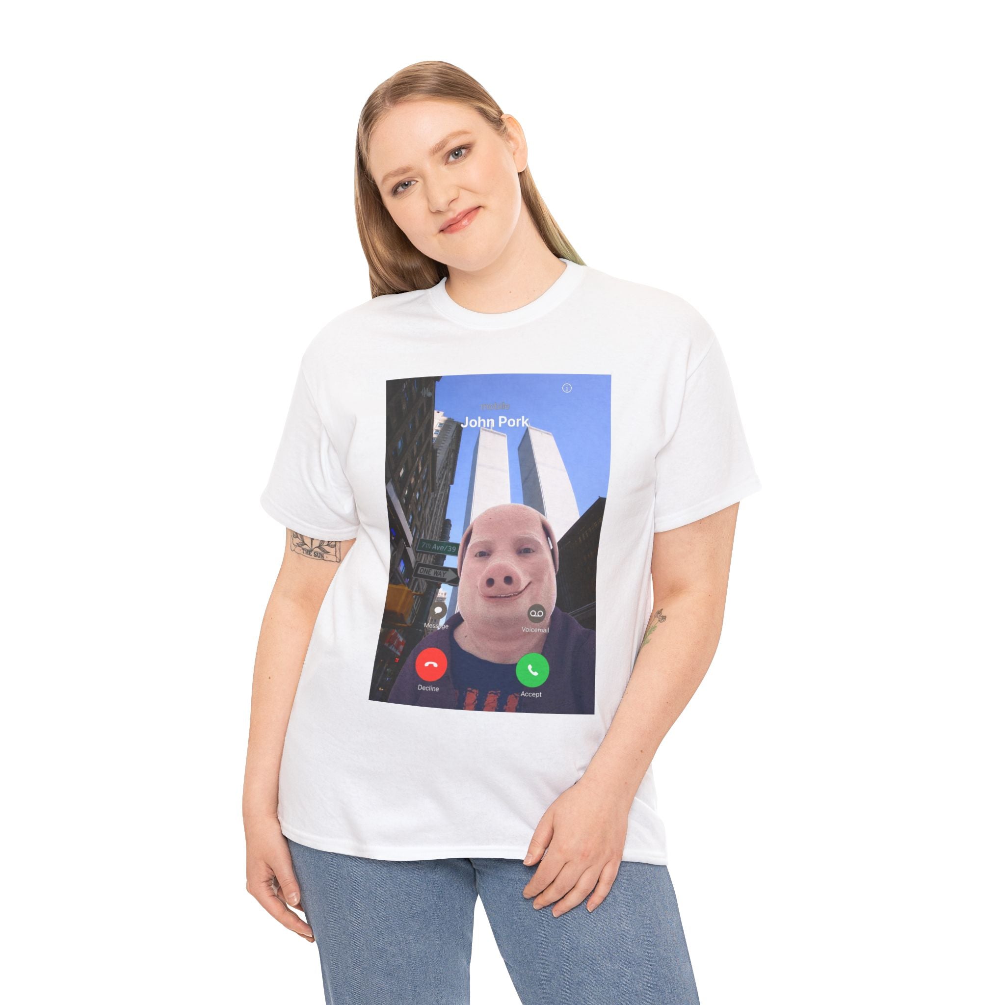 John Pork in New York - T-Shirt