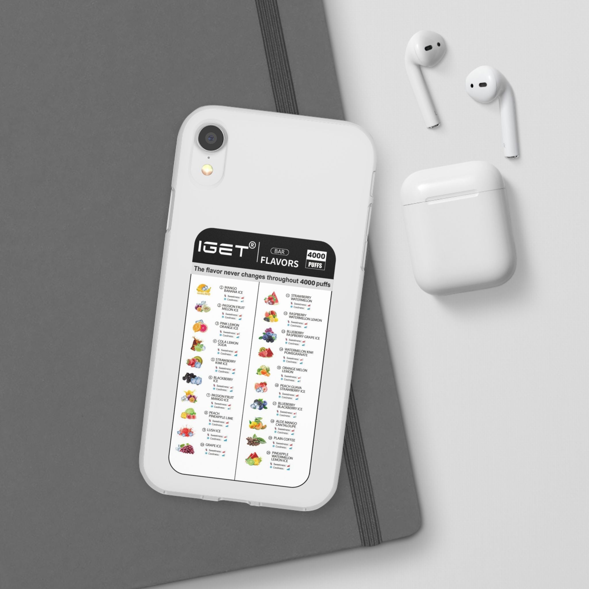 Vape Menu - Flexi Case