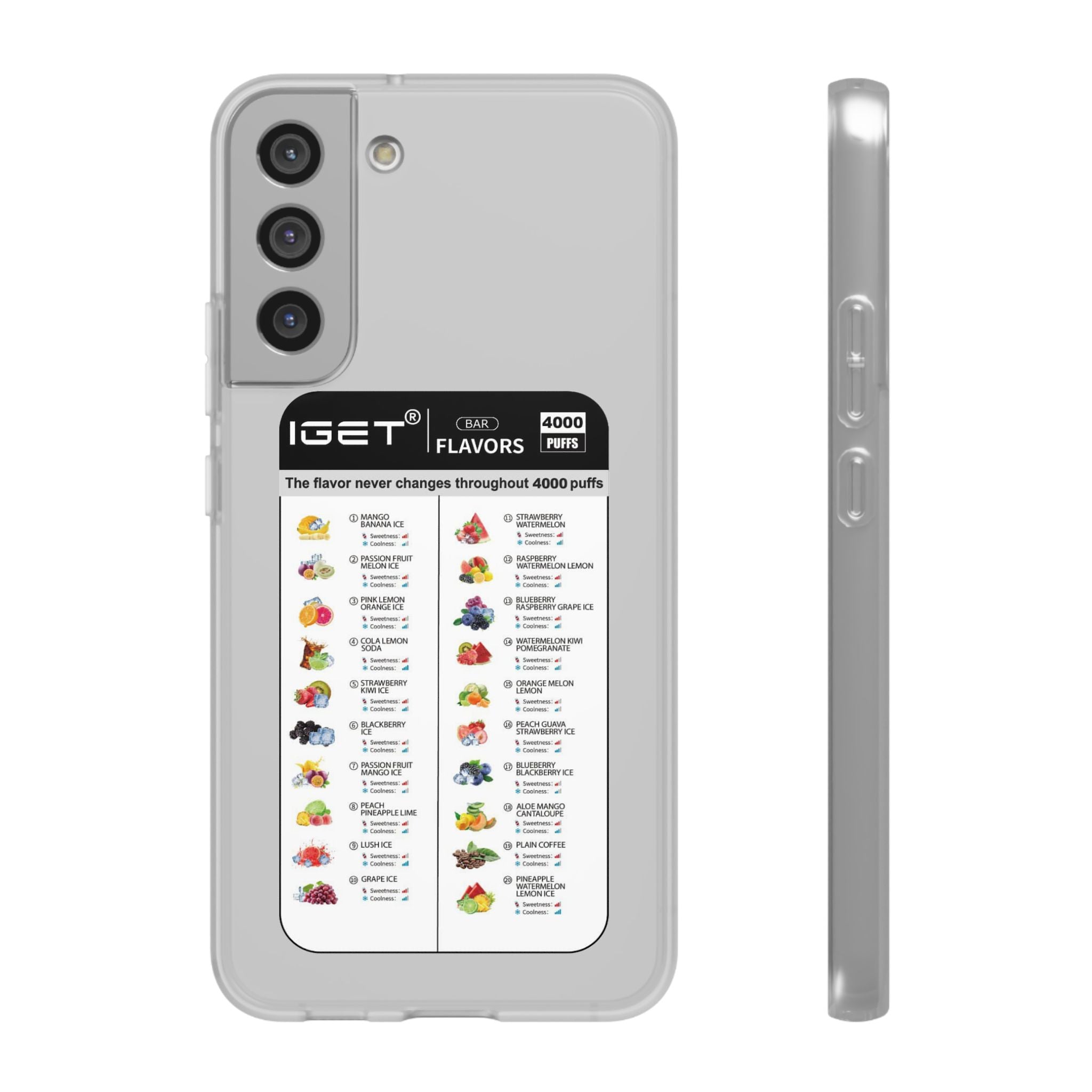 Vape Menu - Flexi Case