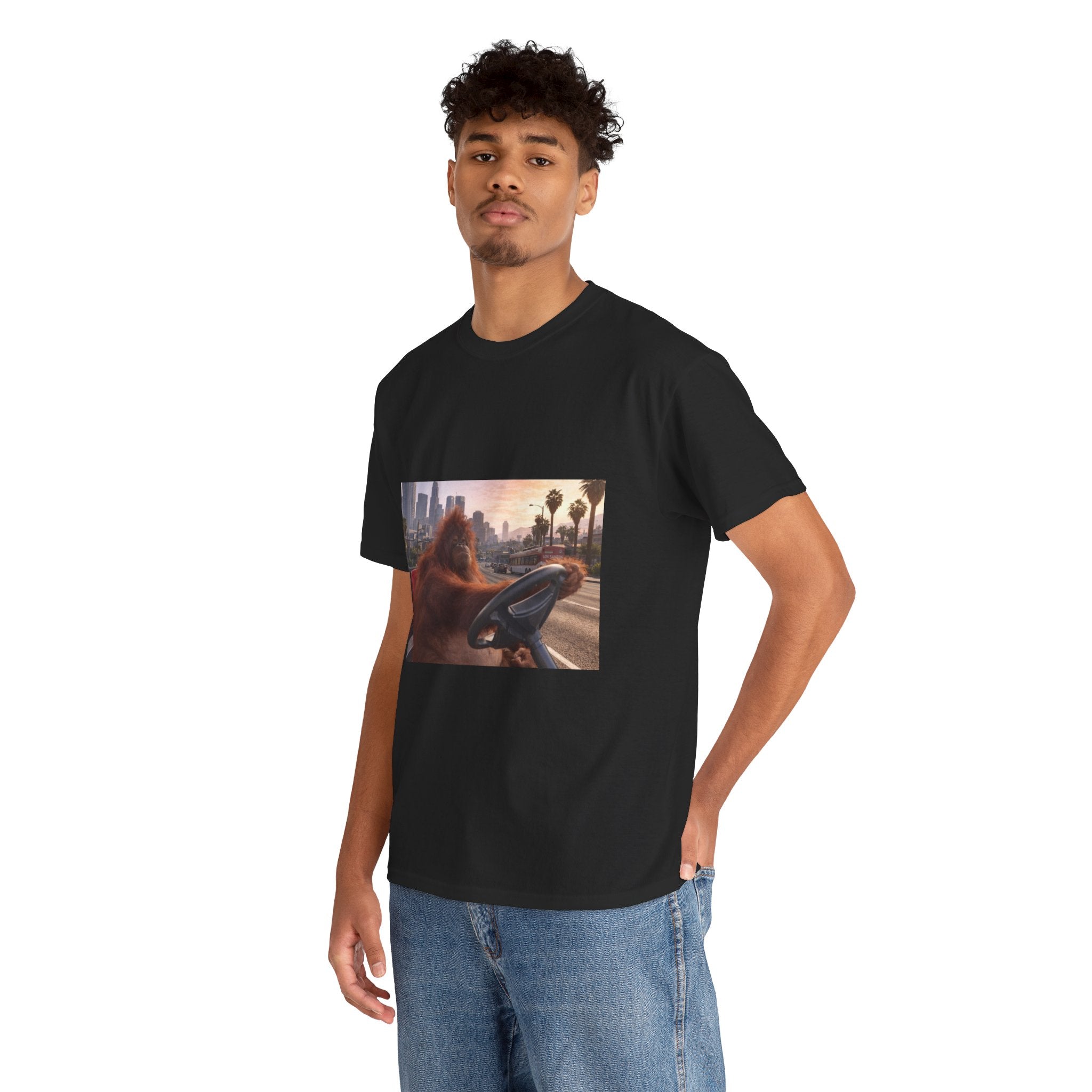 Orangutan Driving Los Santos - T-Shirt
