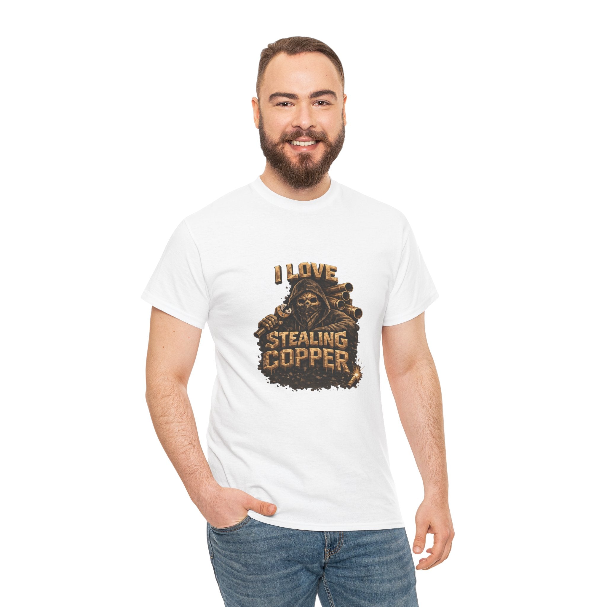 "I Love Stealing Copper" - T-Shirt