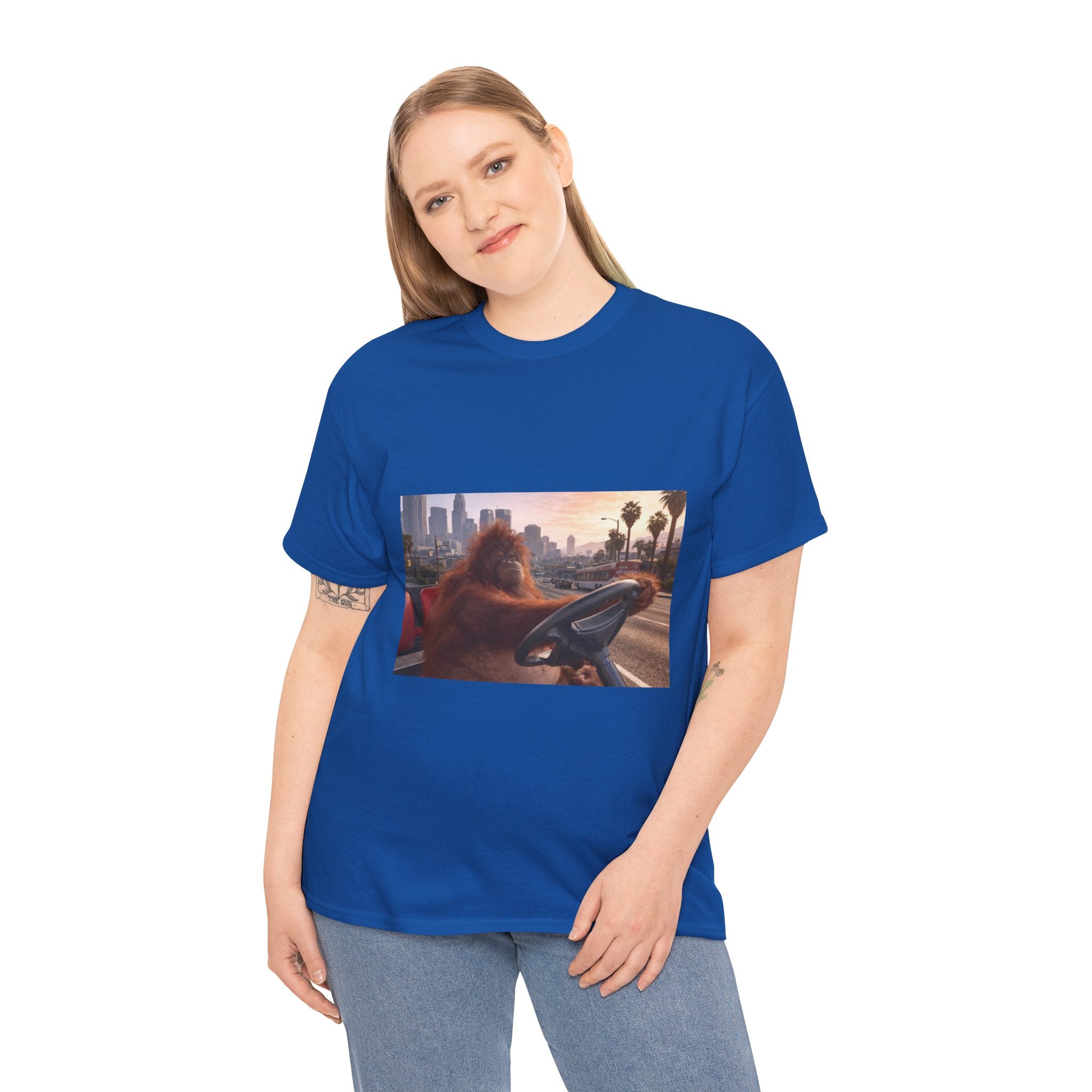 Orangutan Driving Los Santos - T-Shirt