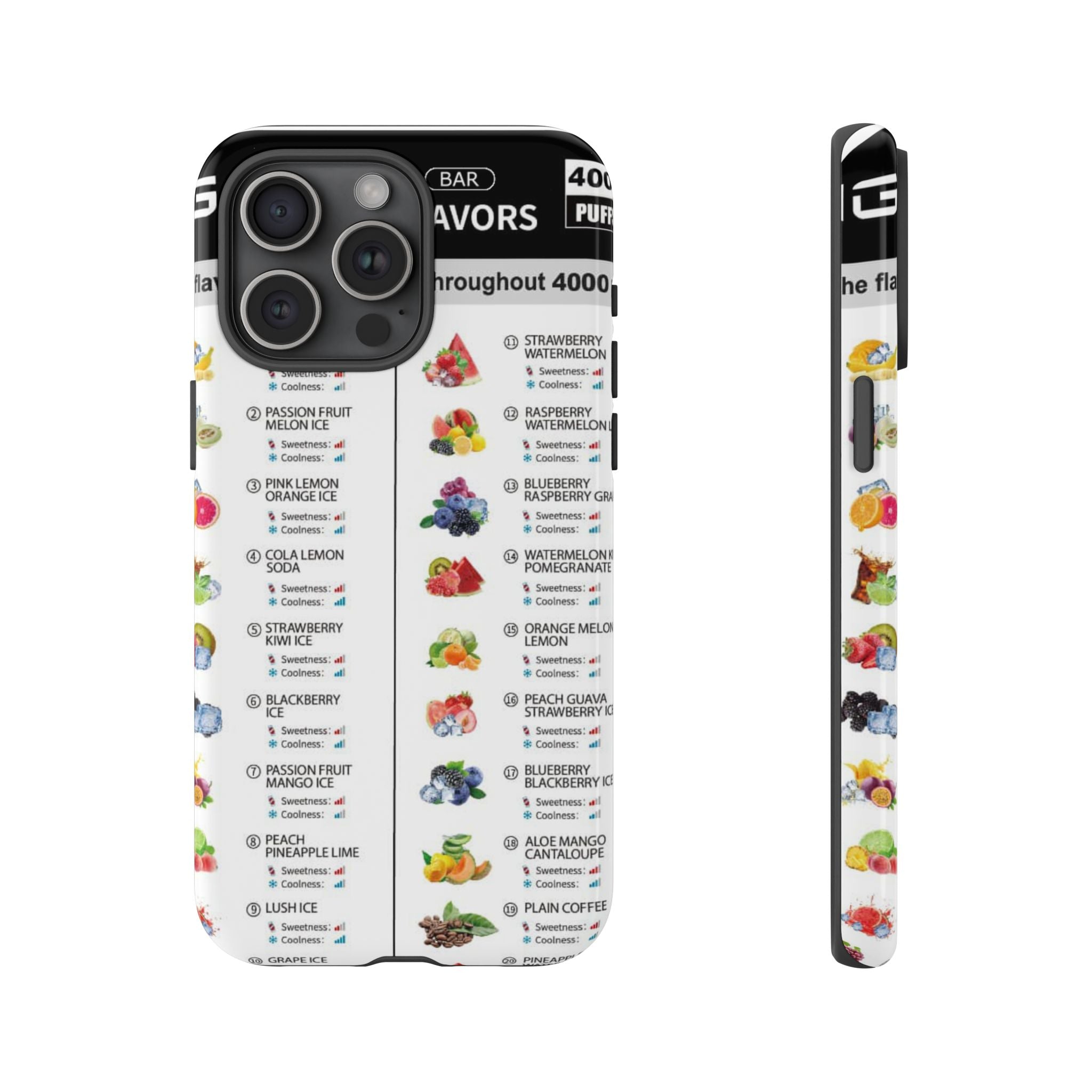 Vape Menu - Tough Case