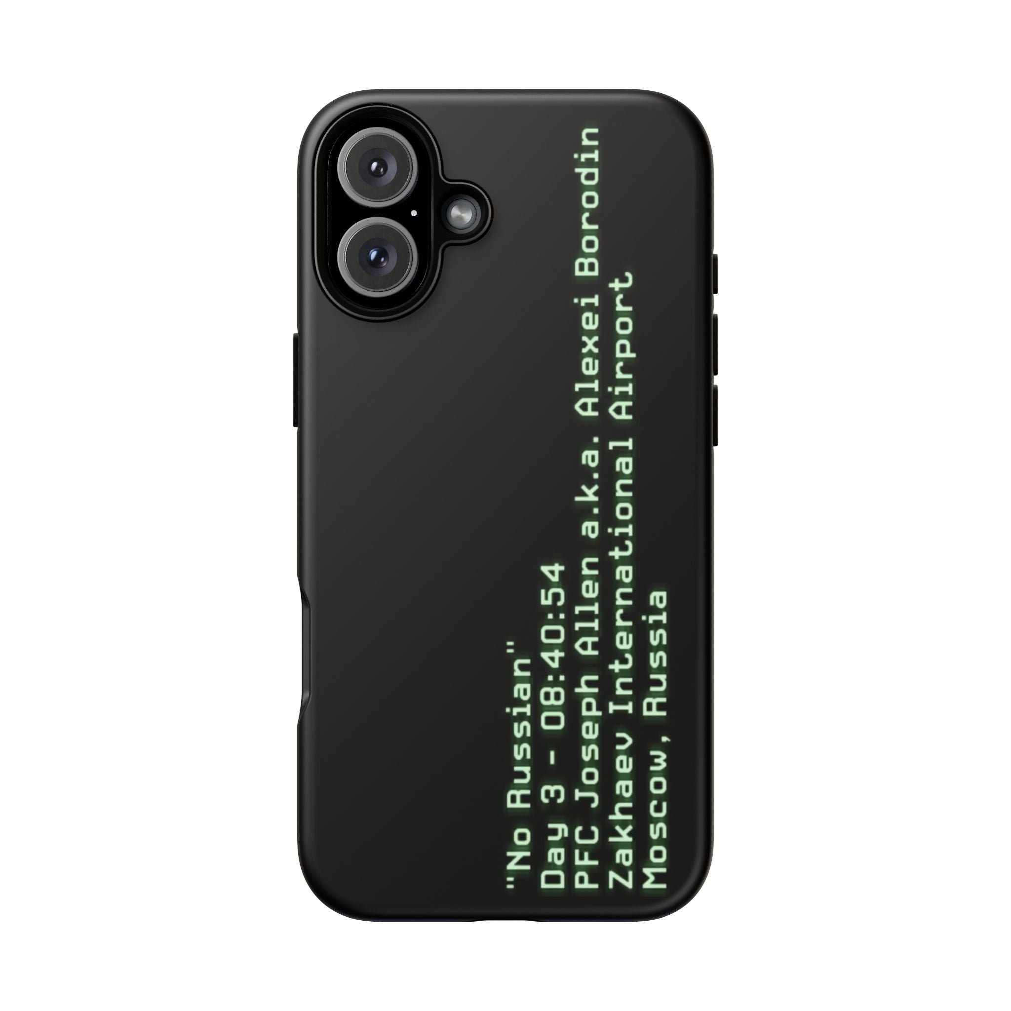 'No Russian' - Tough Case