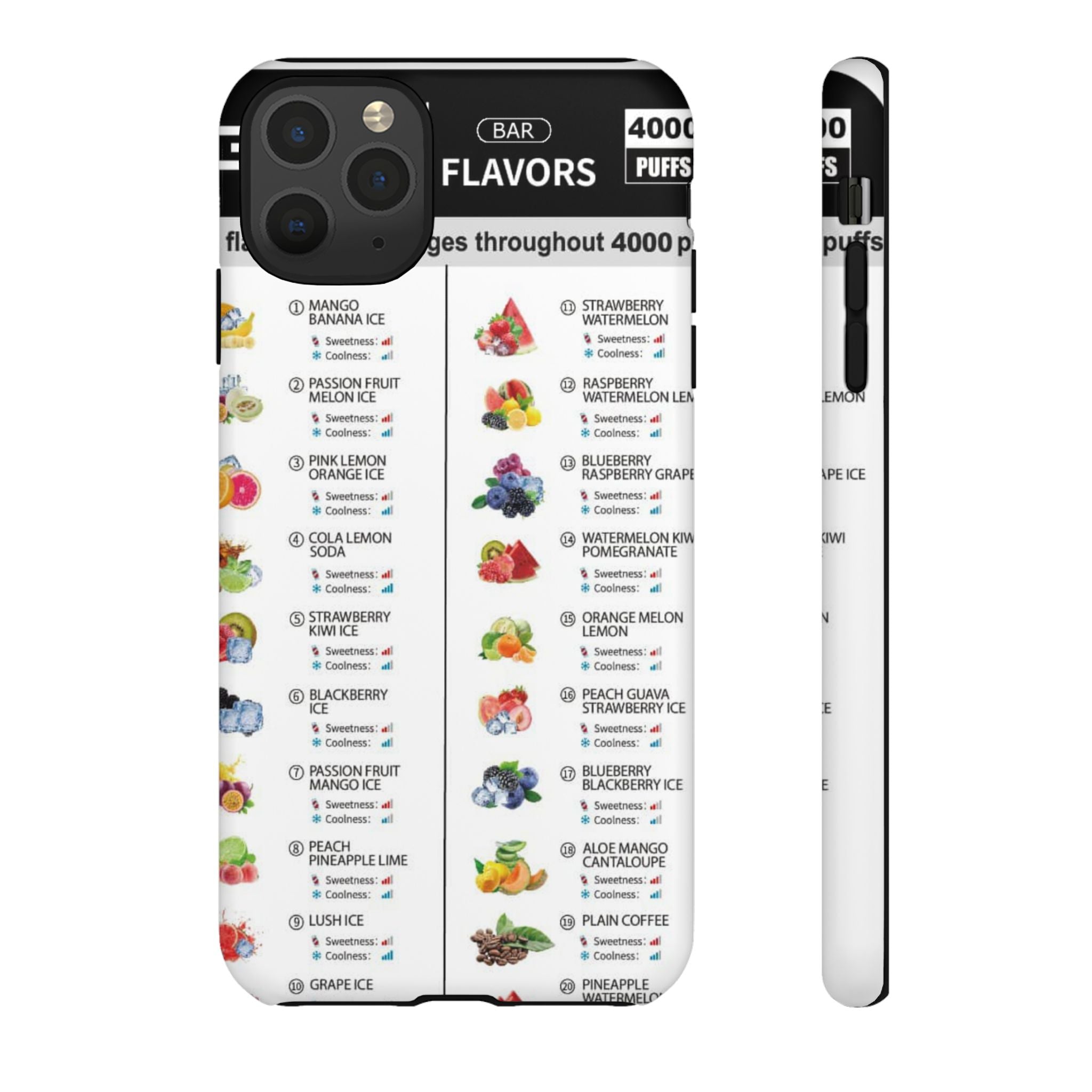 Vape Menu - Tough Case