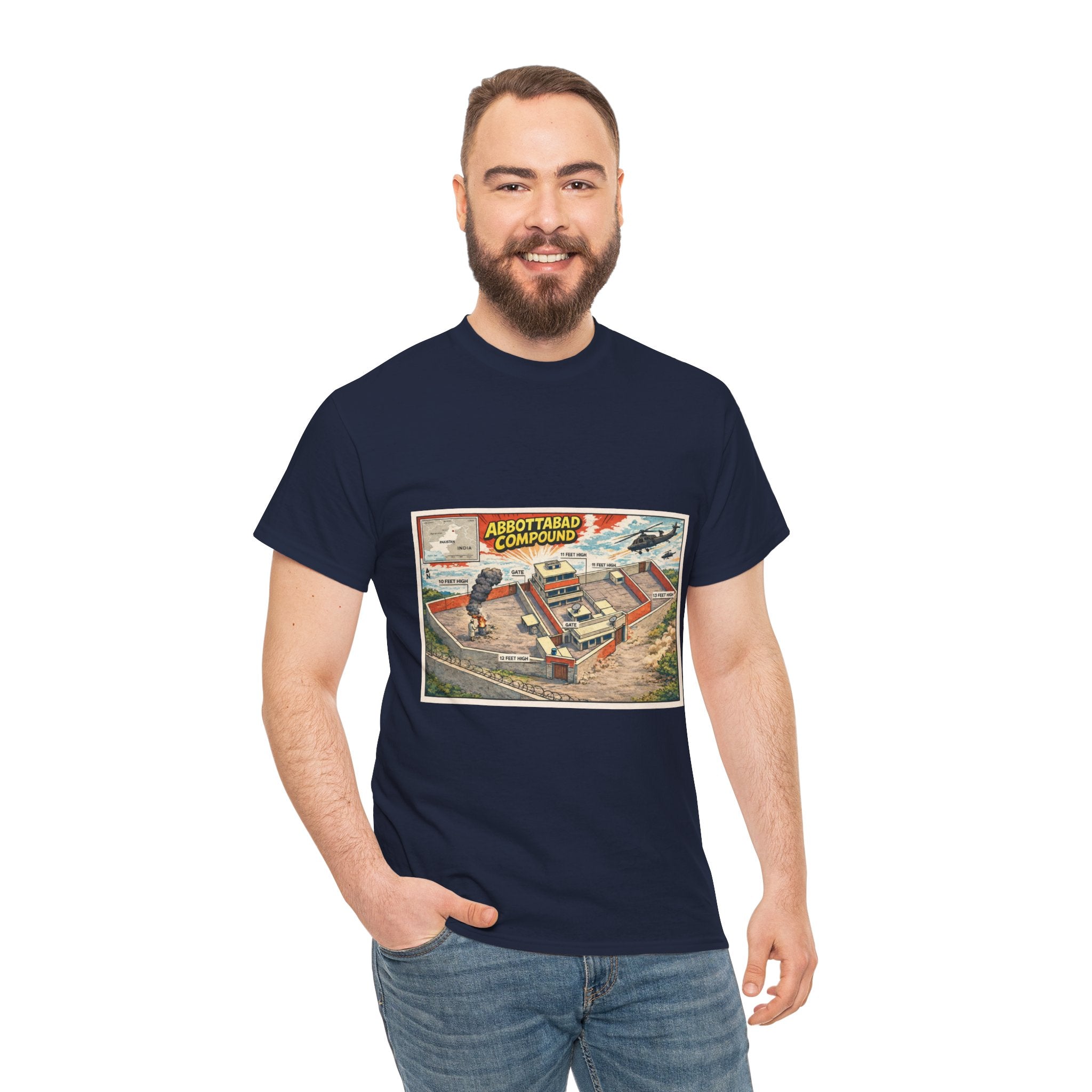 Abbottabad Compound Comic - T-Shirt