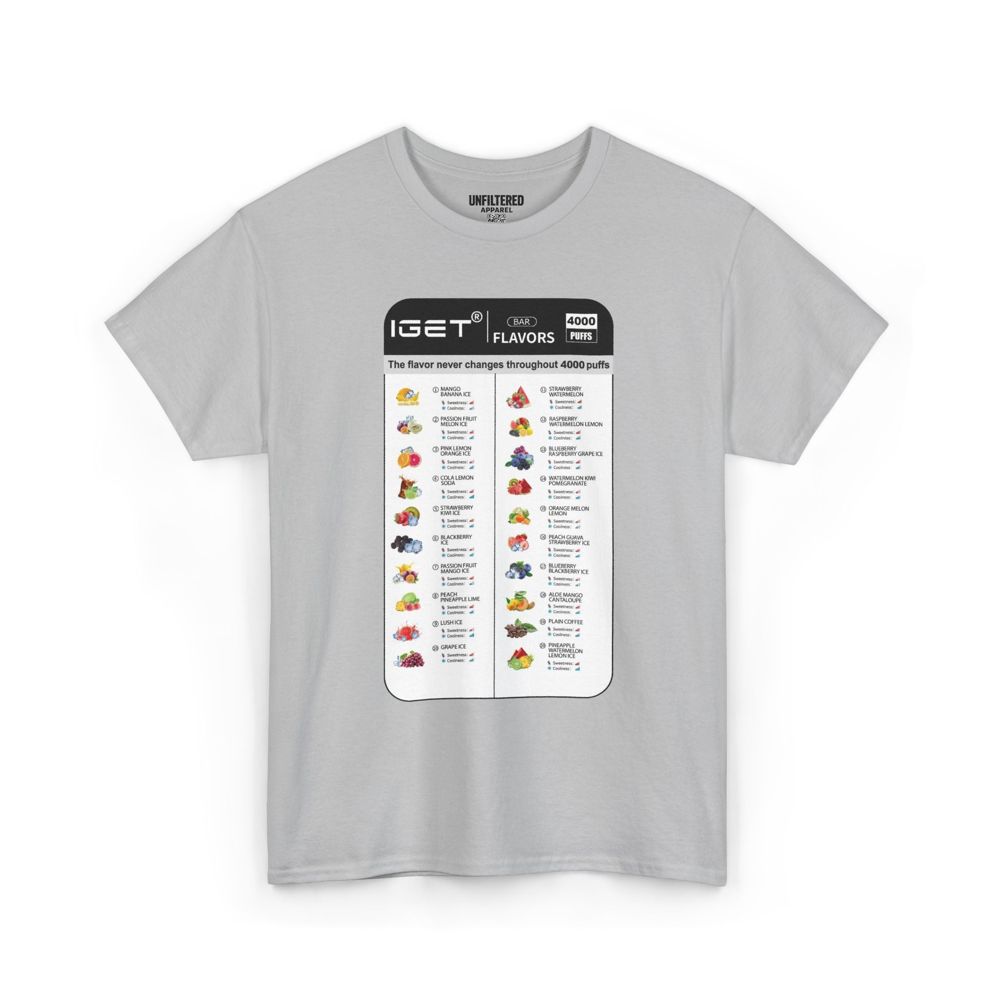 Vape Menu - T-Shirt