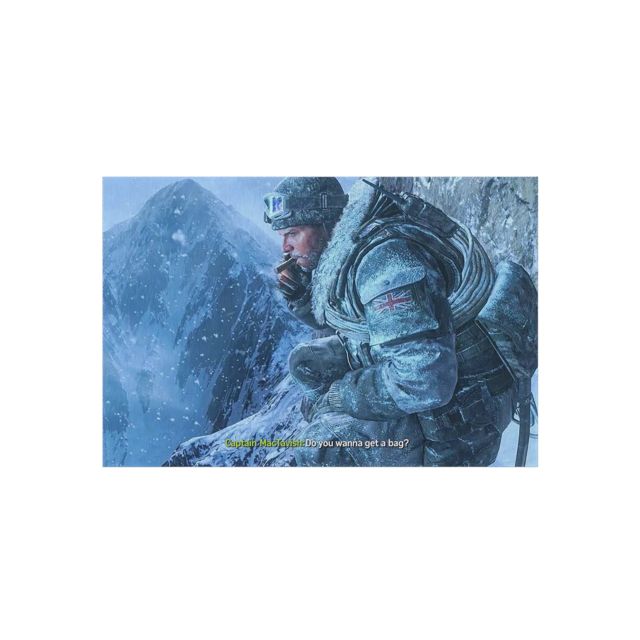 Outdoor Rug — MacTavish Mountain Scene Outdoor Rug