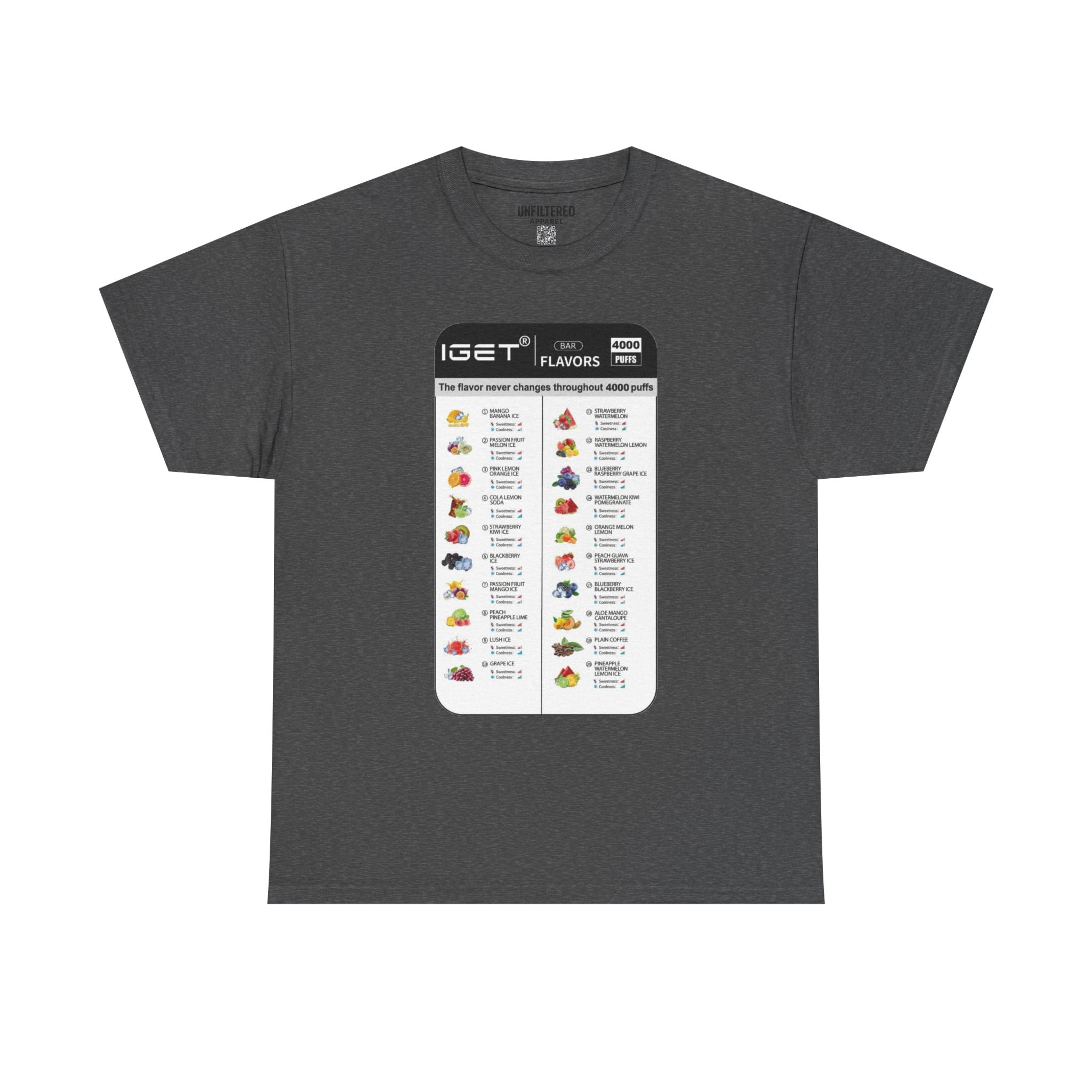 Vape Menu - T-Shirt