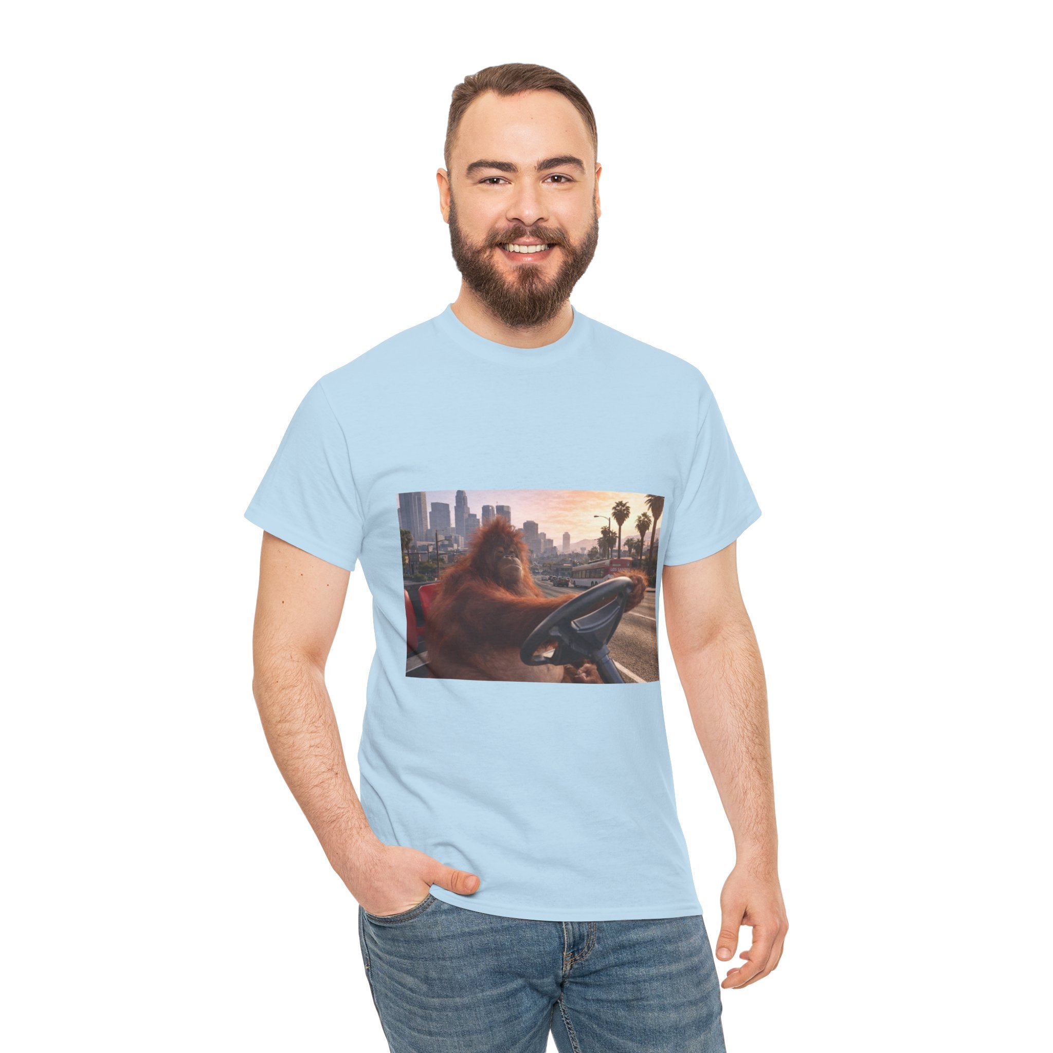 Orangutan Driving Los Santos - T-Shirt