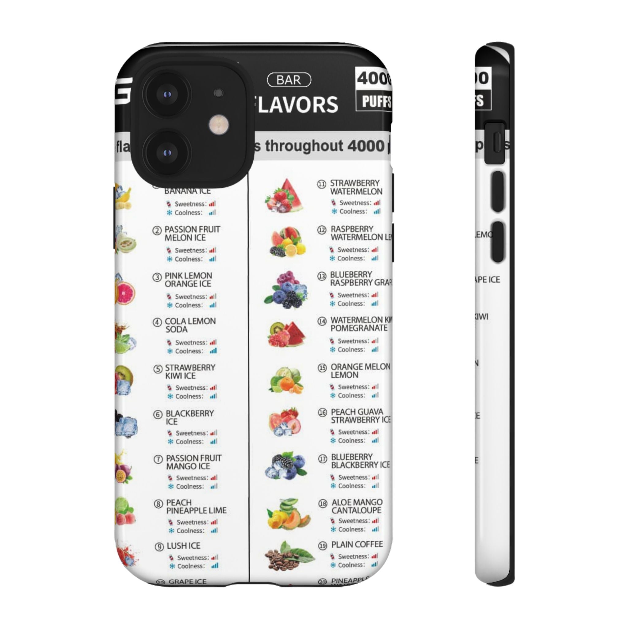 Vape Menu - Tough Case