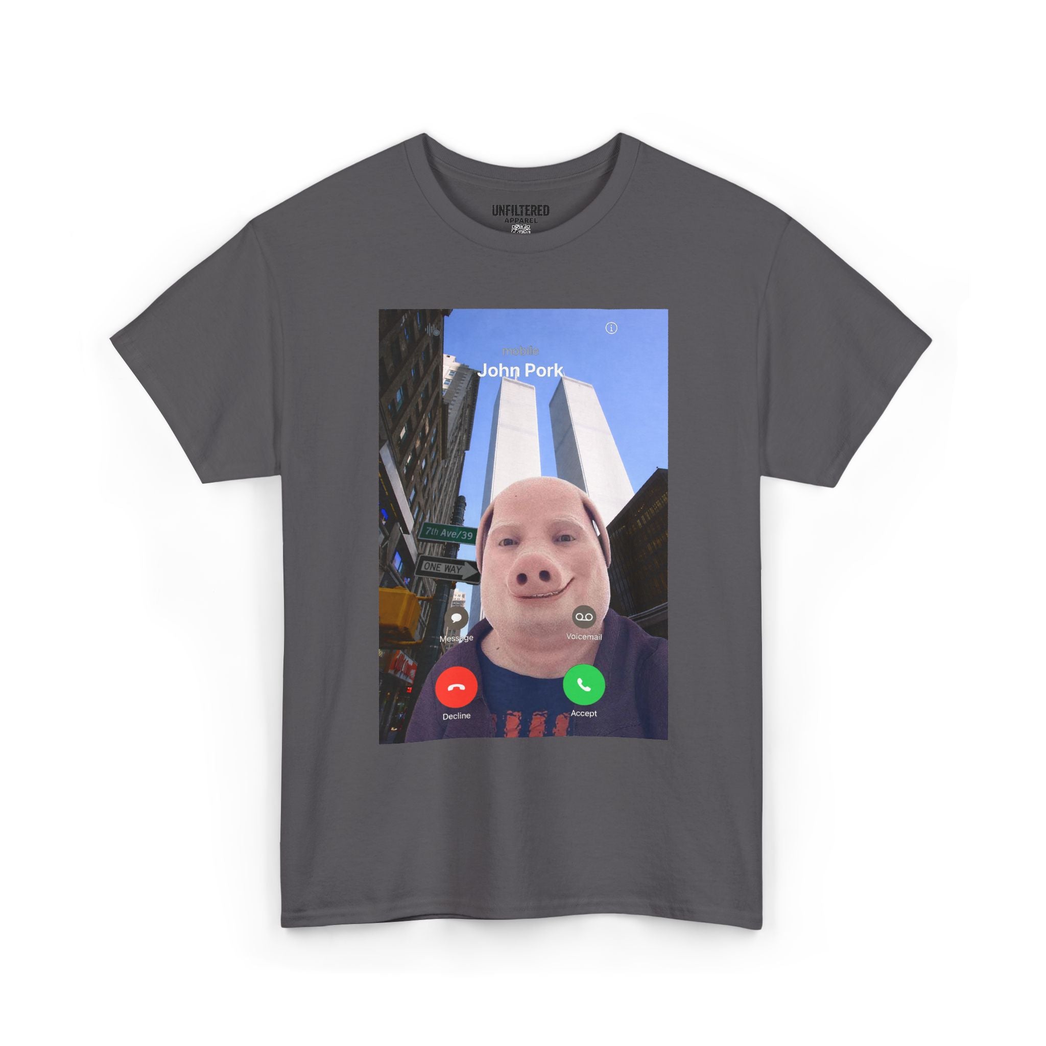 John Pork in New York - T-Shirt