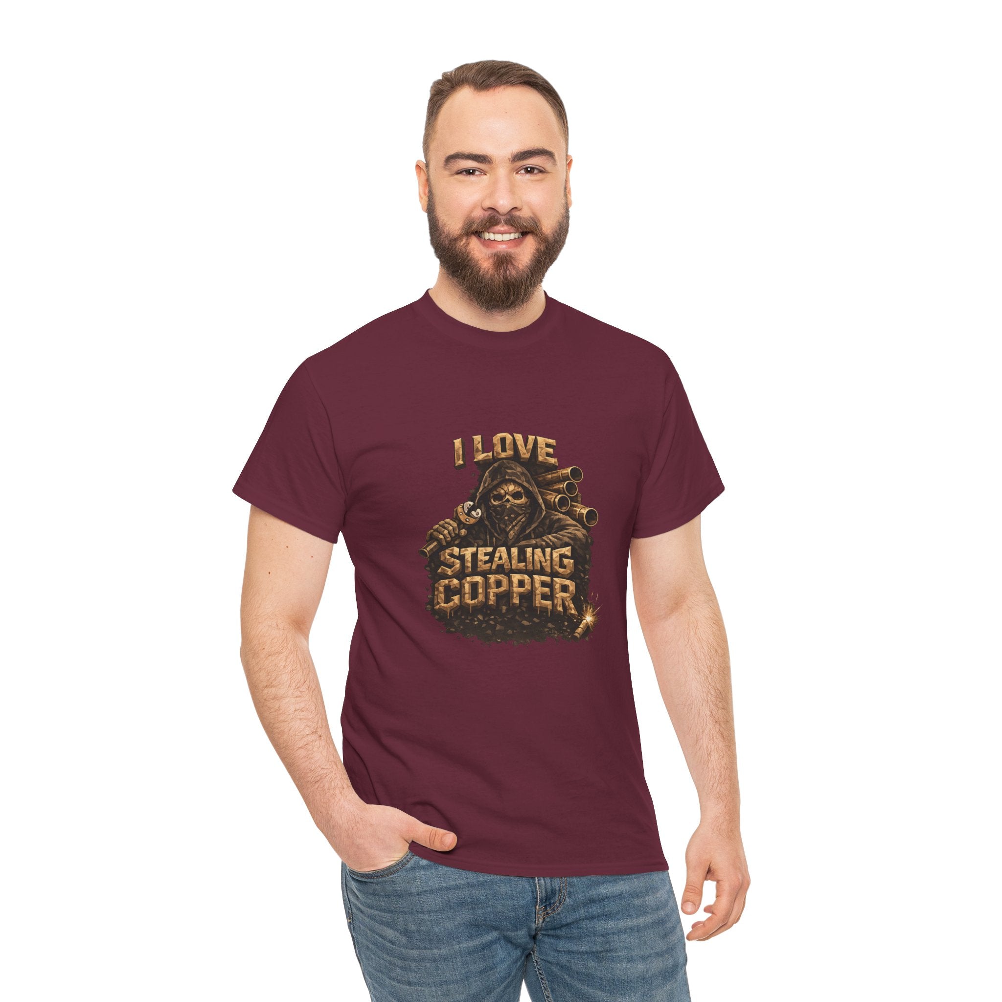 "I Love Stealing Copper" - T-Shirt