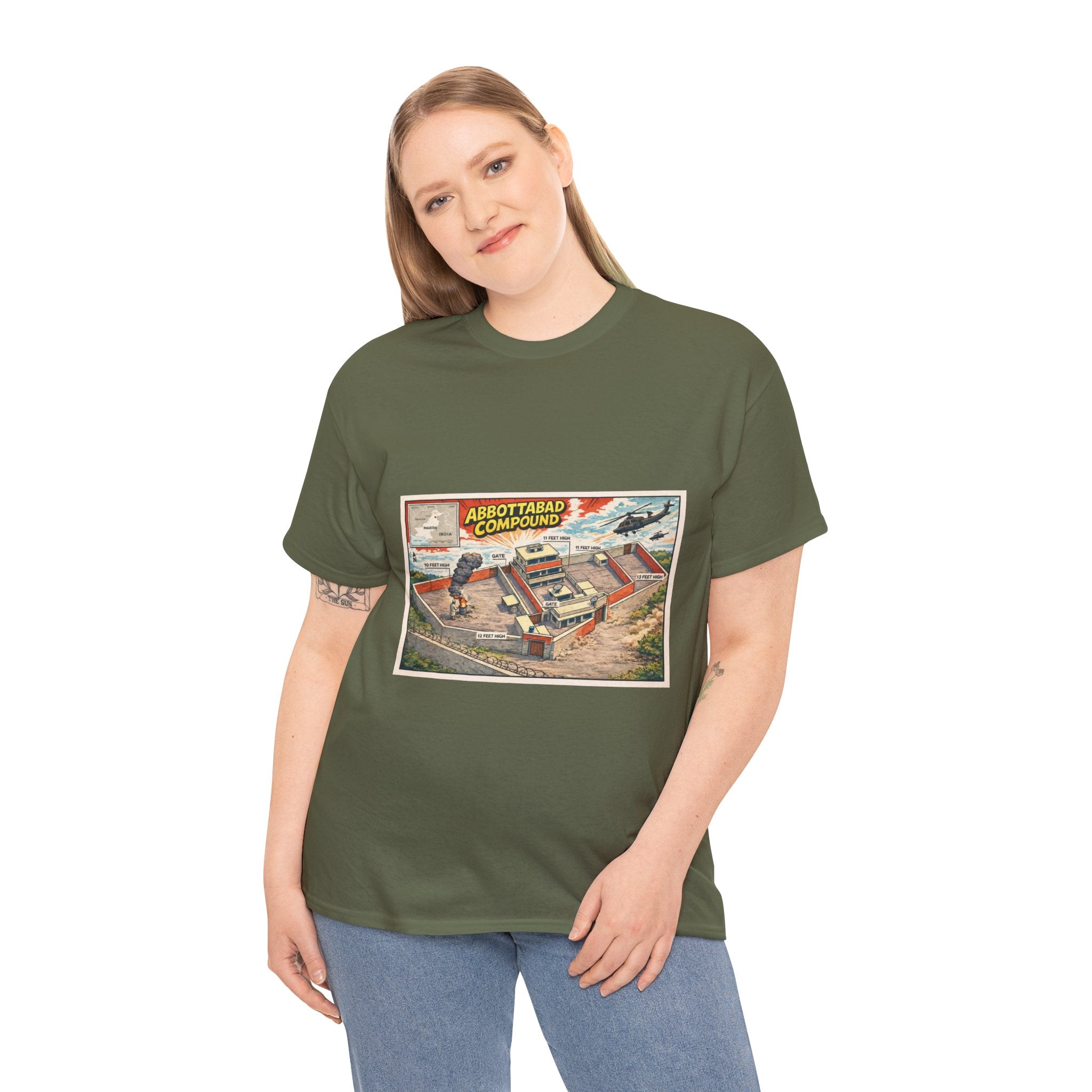 Abbottabad Compound Comic - T-Shirt