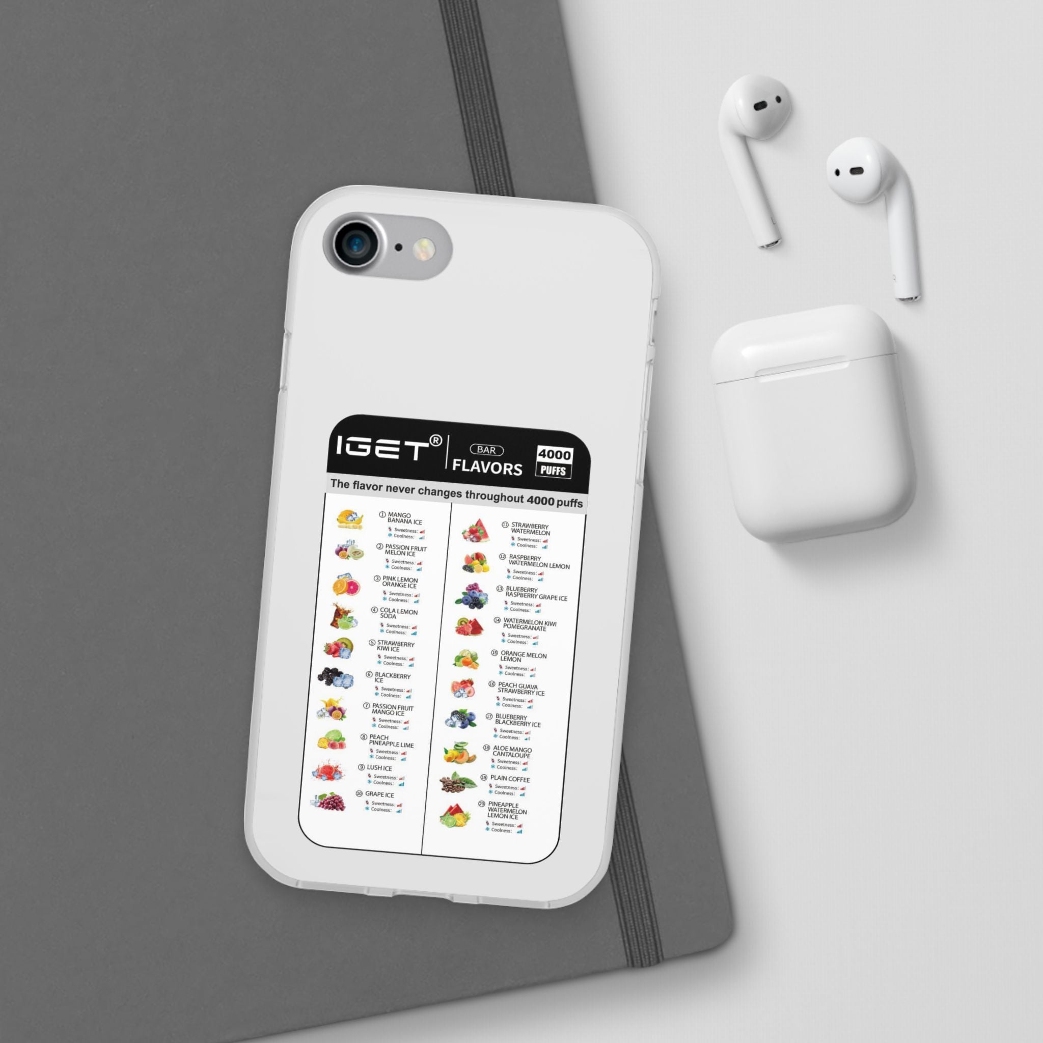 Vape Menu - Flexi Case