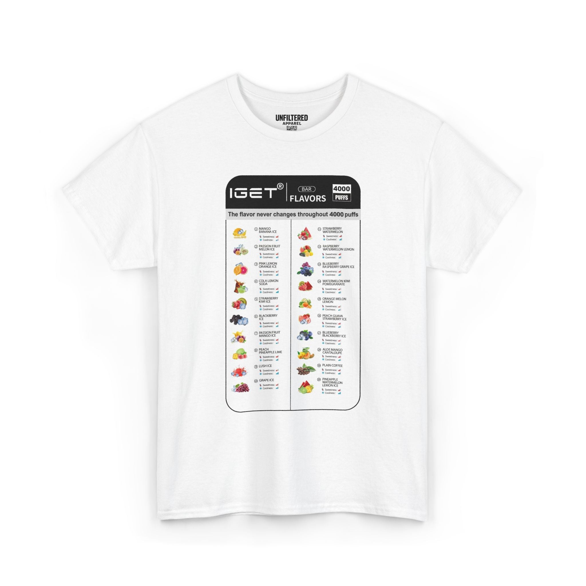 Vape Menu - T-Shirt
