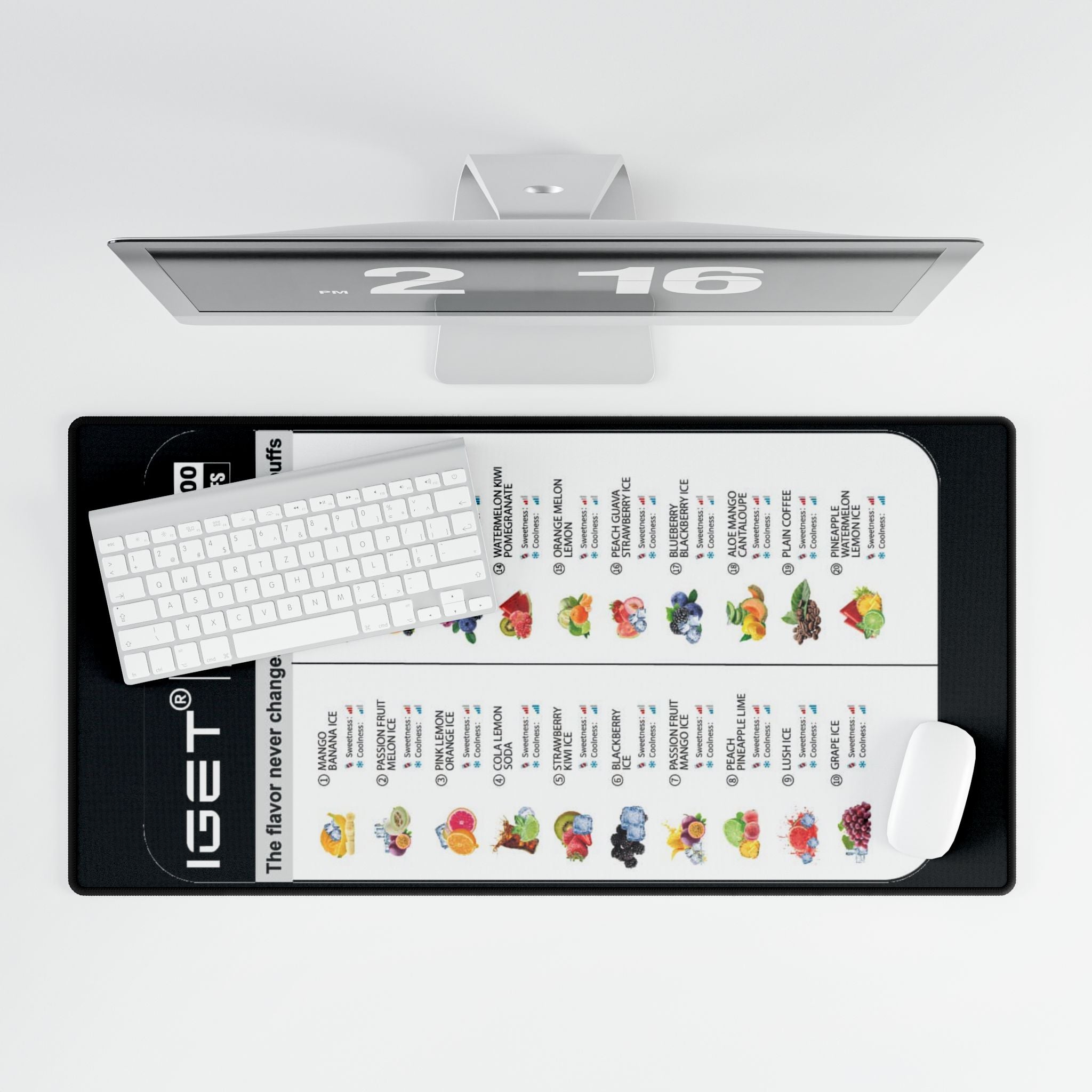 Vape Menu Mousepad