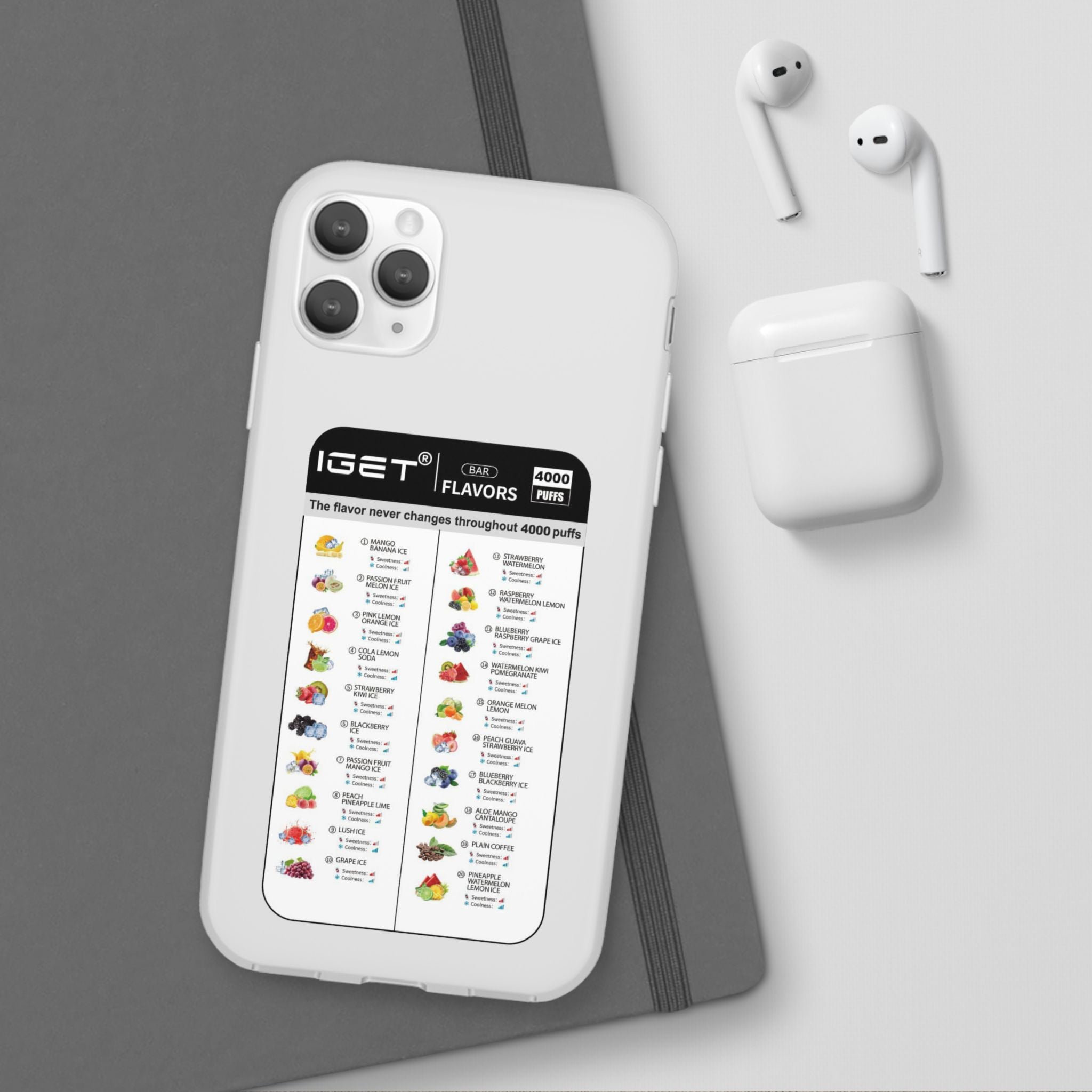 Vape Menu - Flexi Case