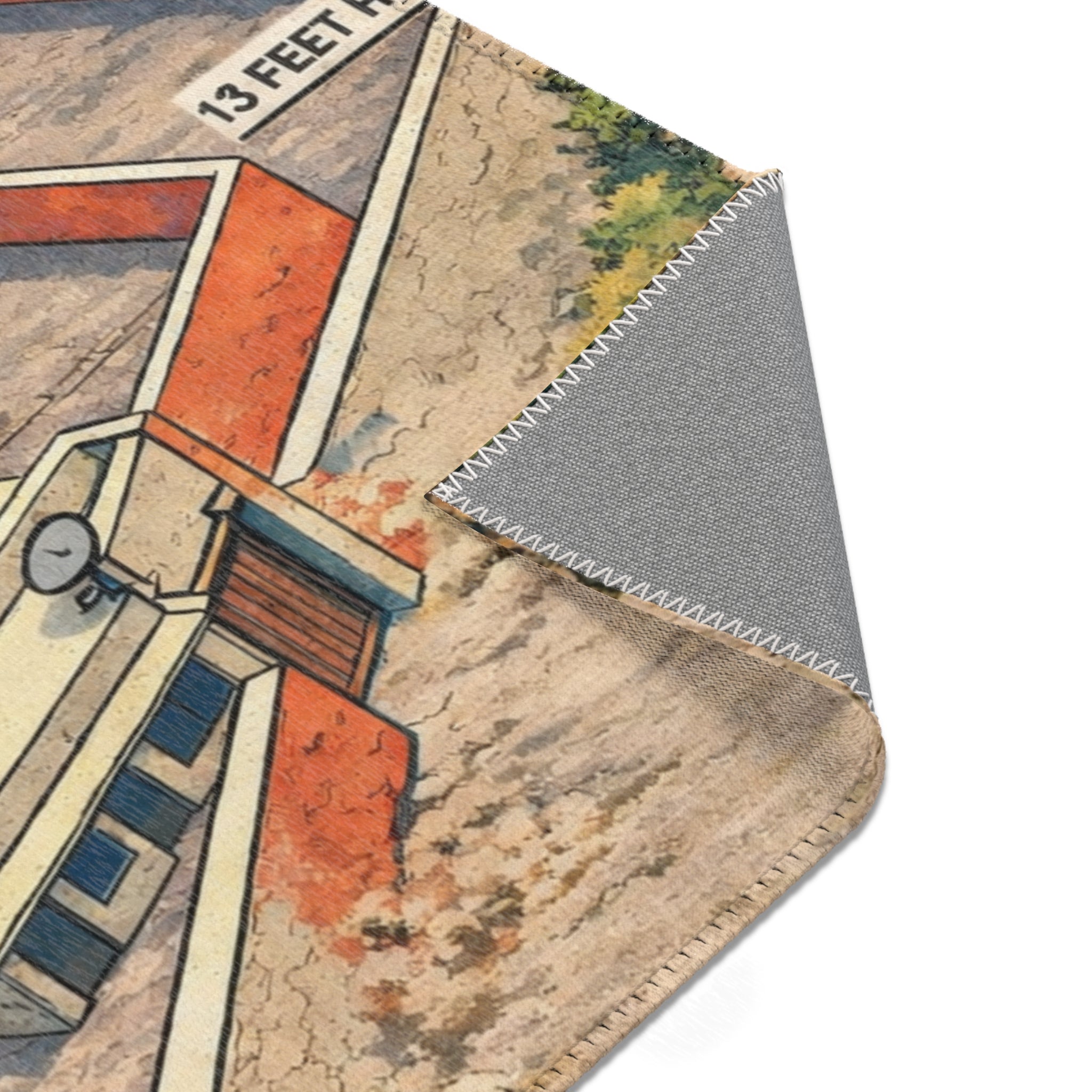 'Abbottabad Compound' Comic Rug