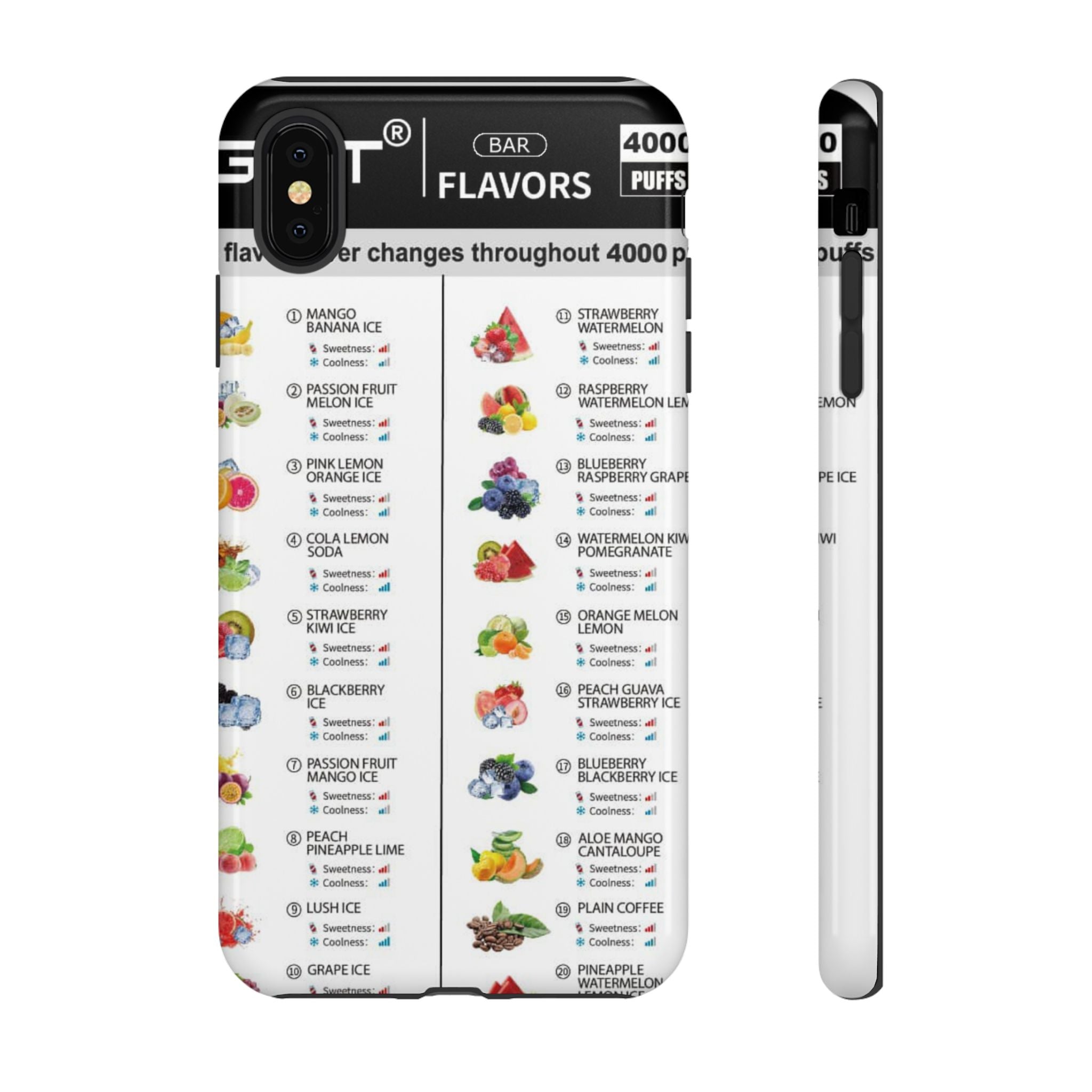 Vape Menu - Tough Case