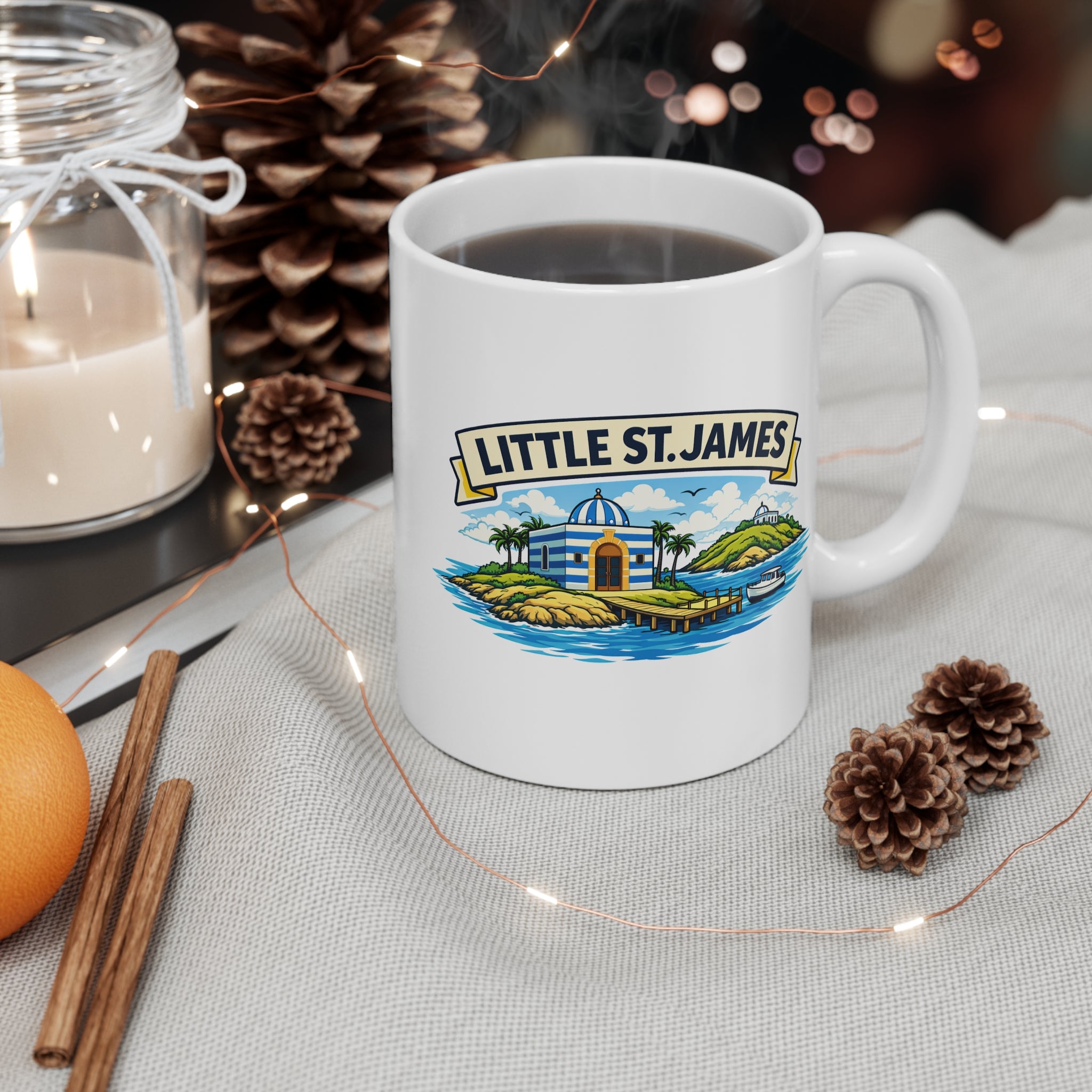 Little Saint James Island Mug — 11oz Coffee Cup