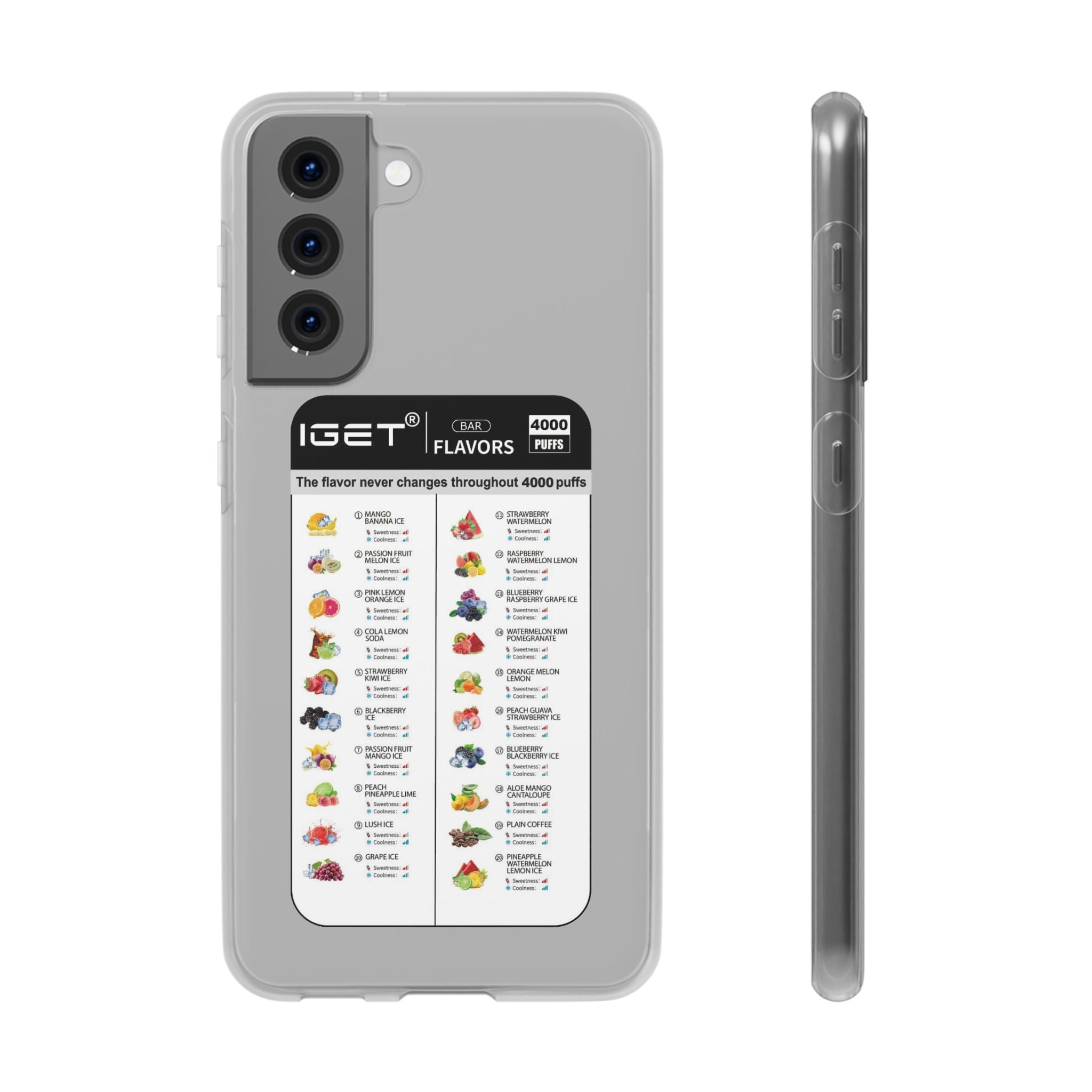 Vape Menu - Flexi Case