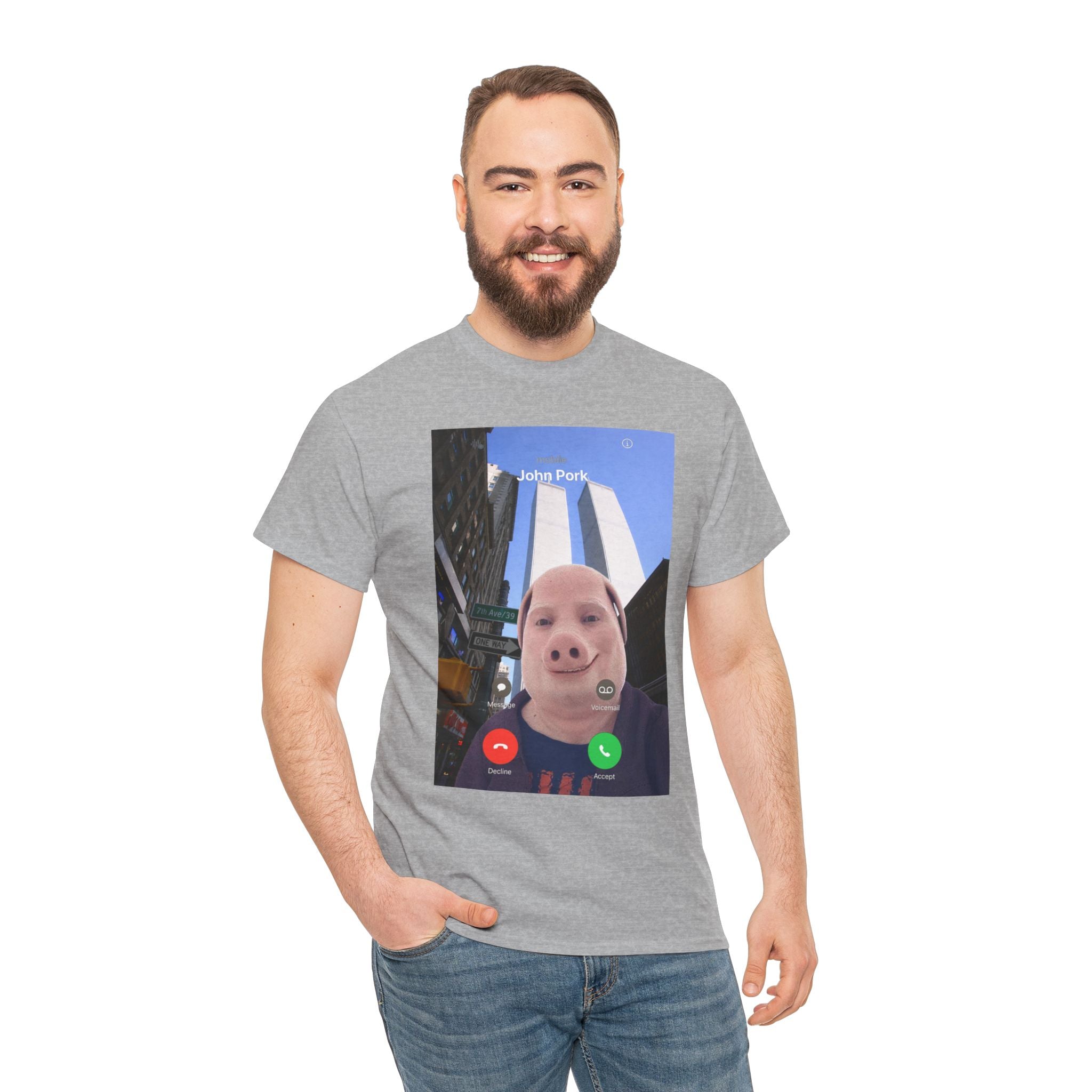 John Pork in New York - T-Shirt