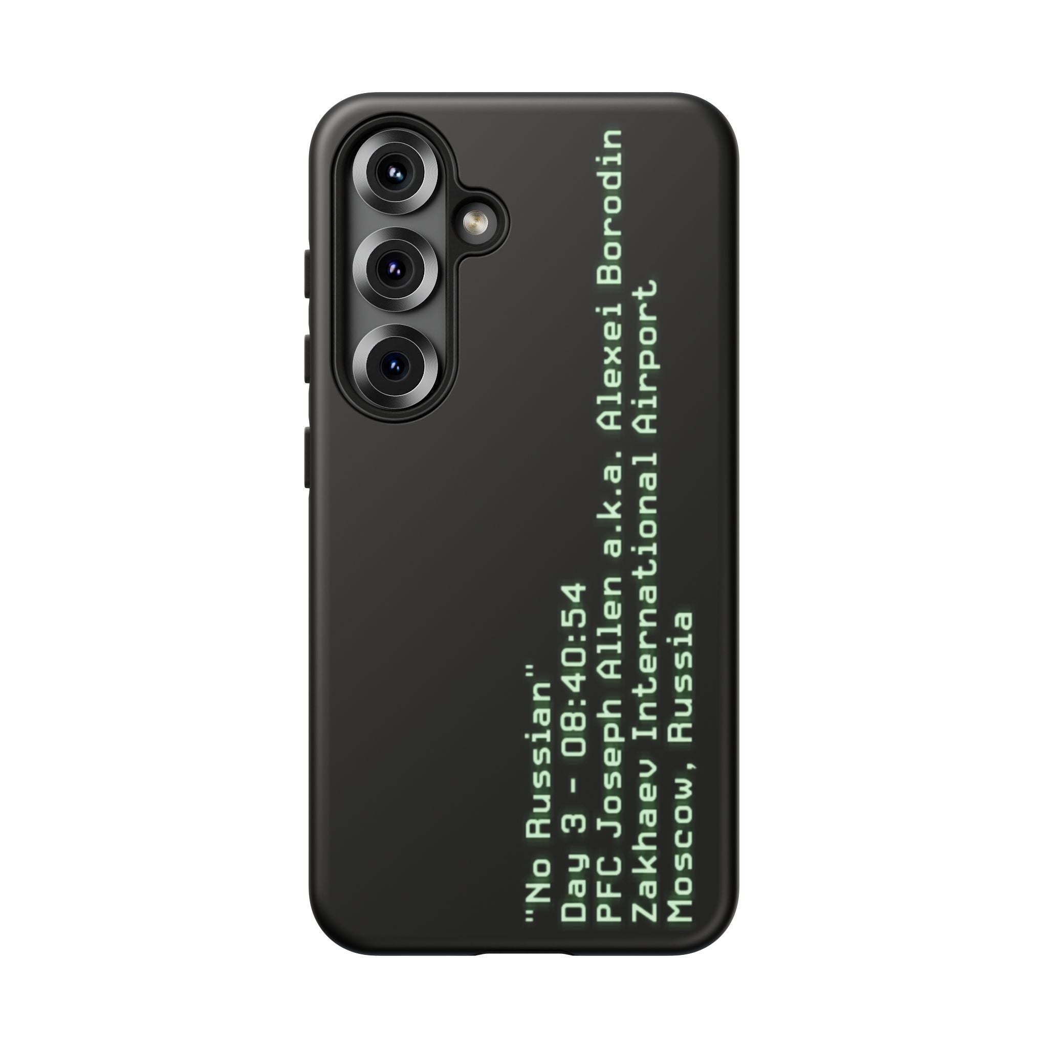 'No Russian' - Tough Case