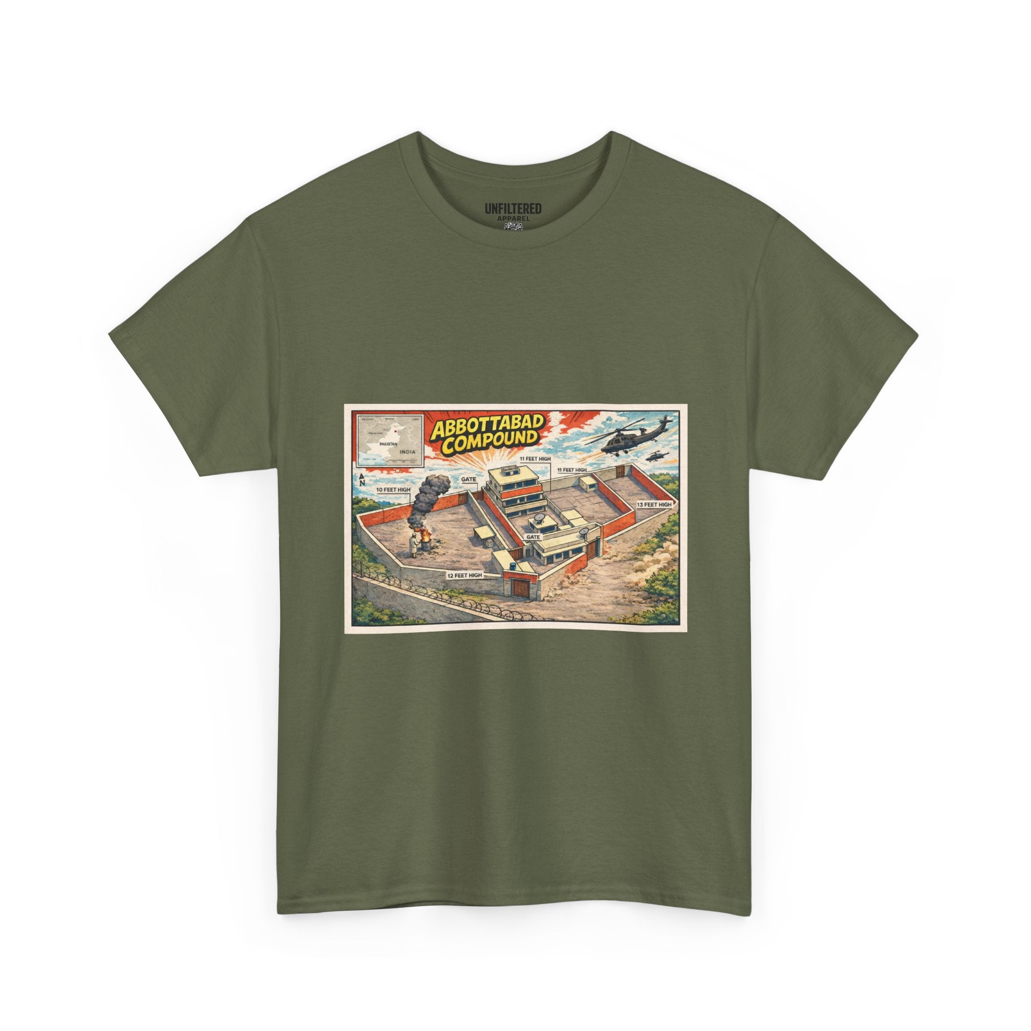 Abbottabad Compound Comic - T-Shirt