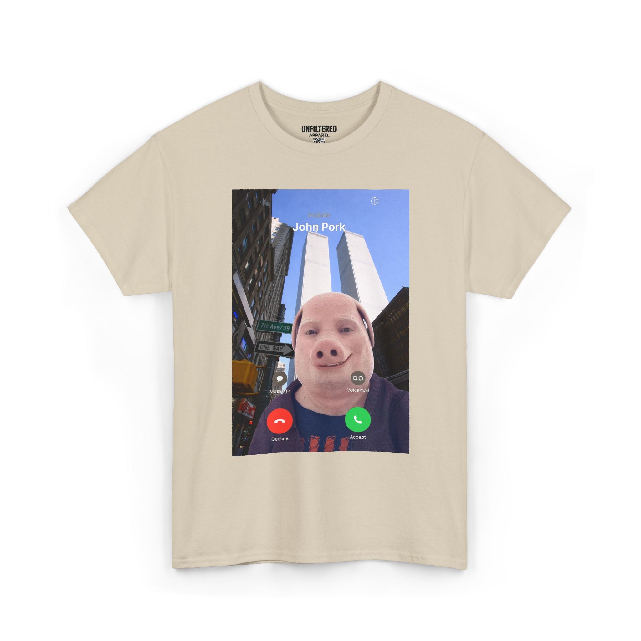 John Pork in New York - T-Shirt