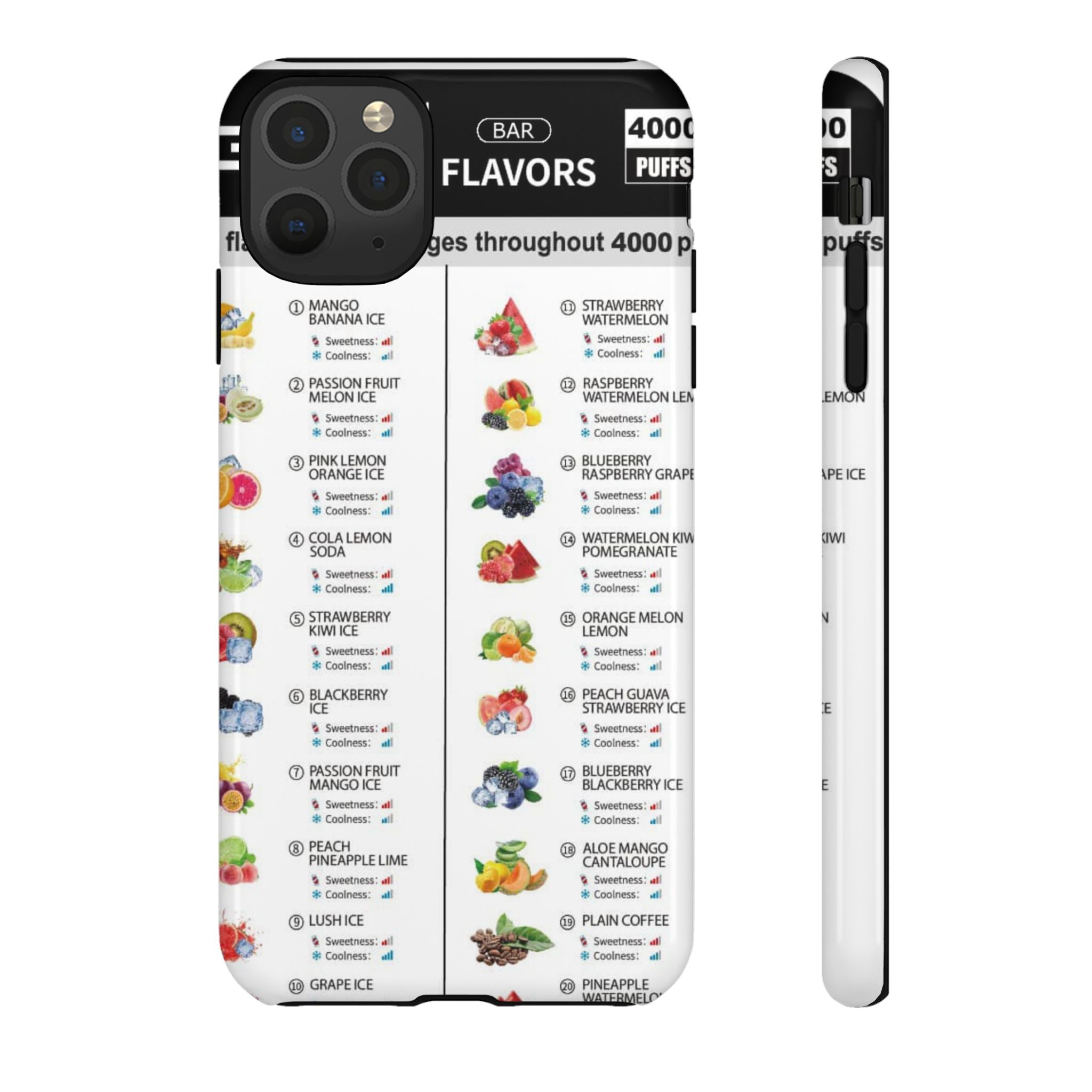 Vape Menu - Tough Case