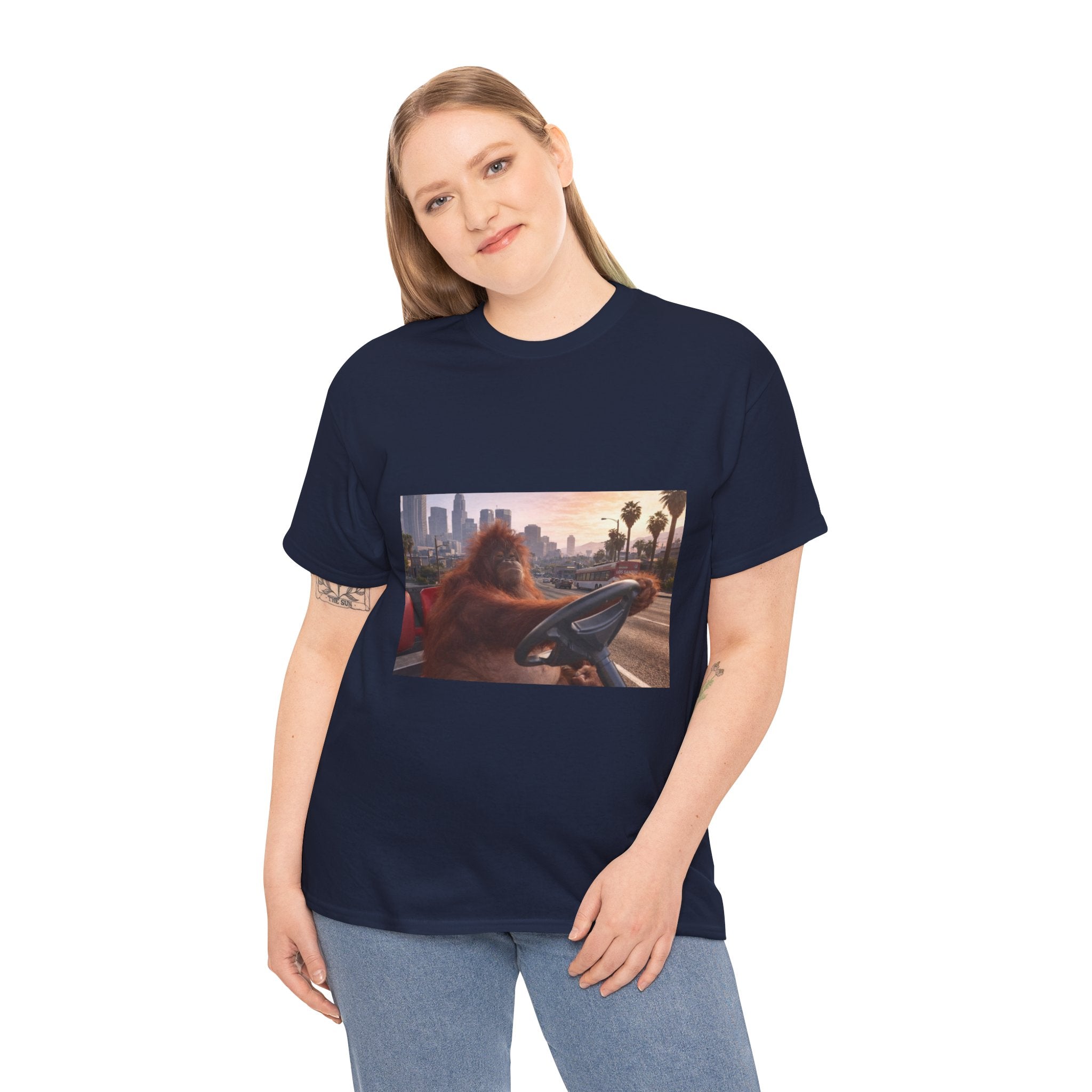 Orangutan Driving Los Santos - T-Shirt