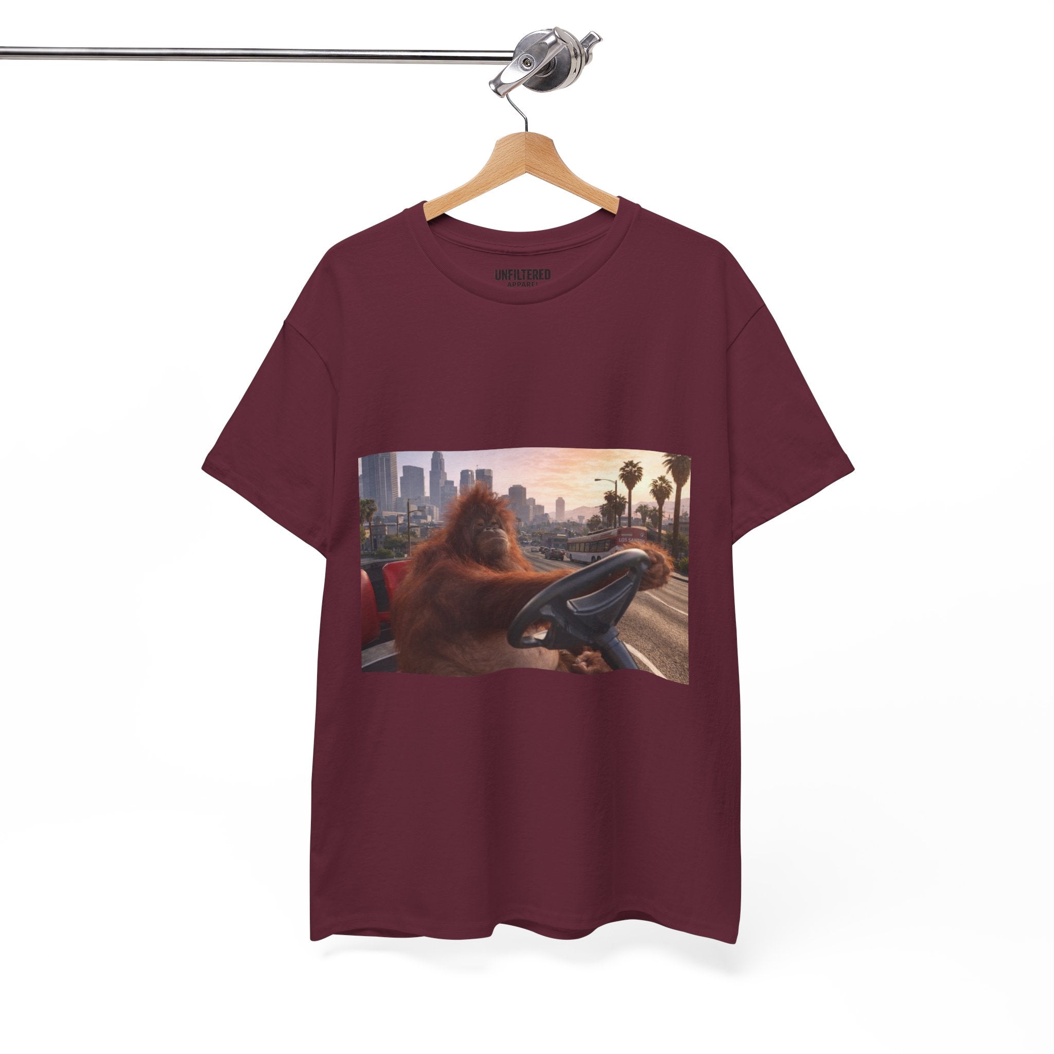 Orangutan Driving Los Santos - T-Shirt