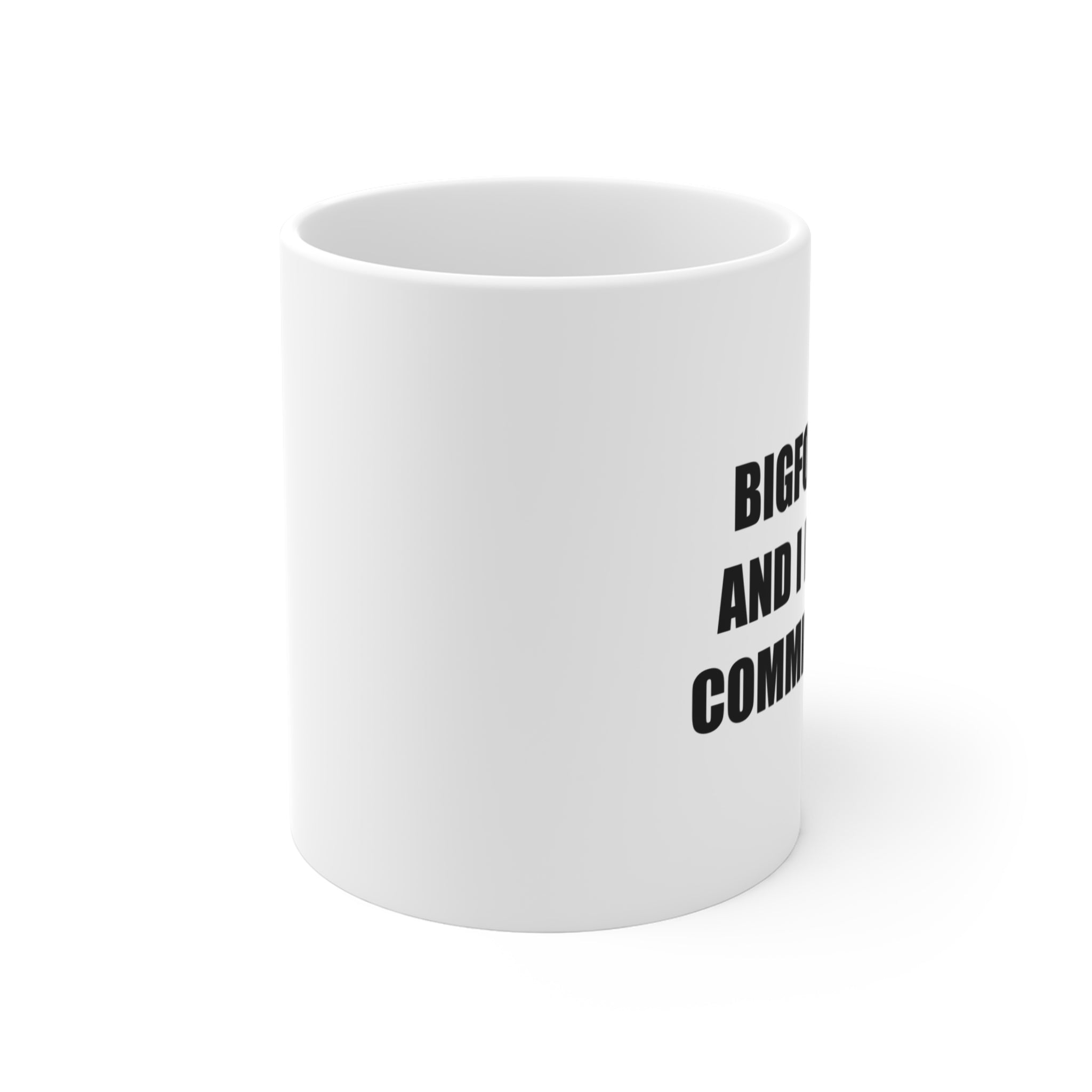 Bigfoot Tax Fraud Mug — 11oz Coffee Cup