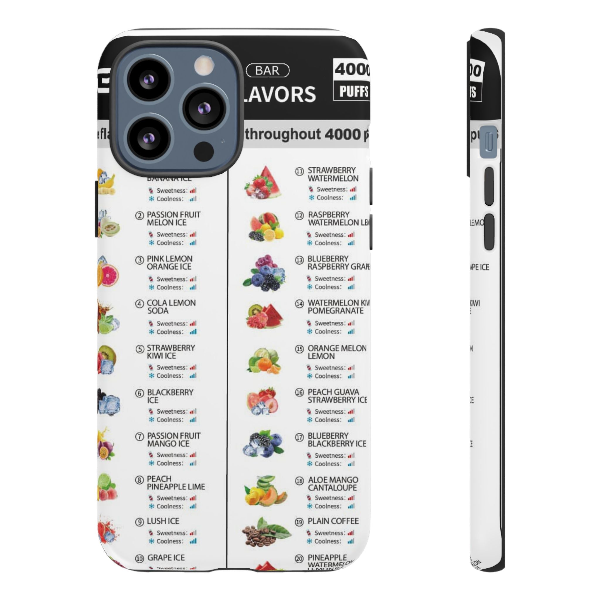 Vape Menu - Tough Case