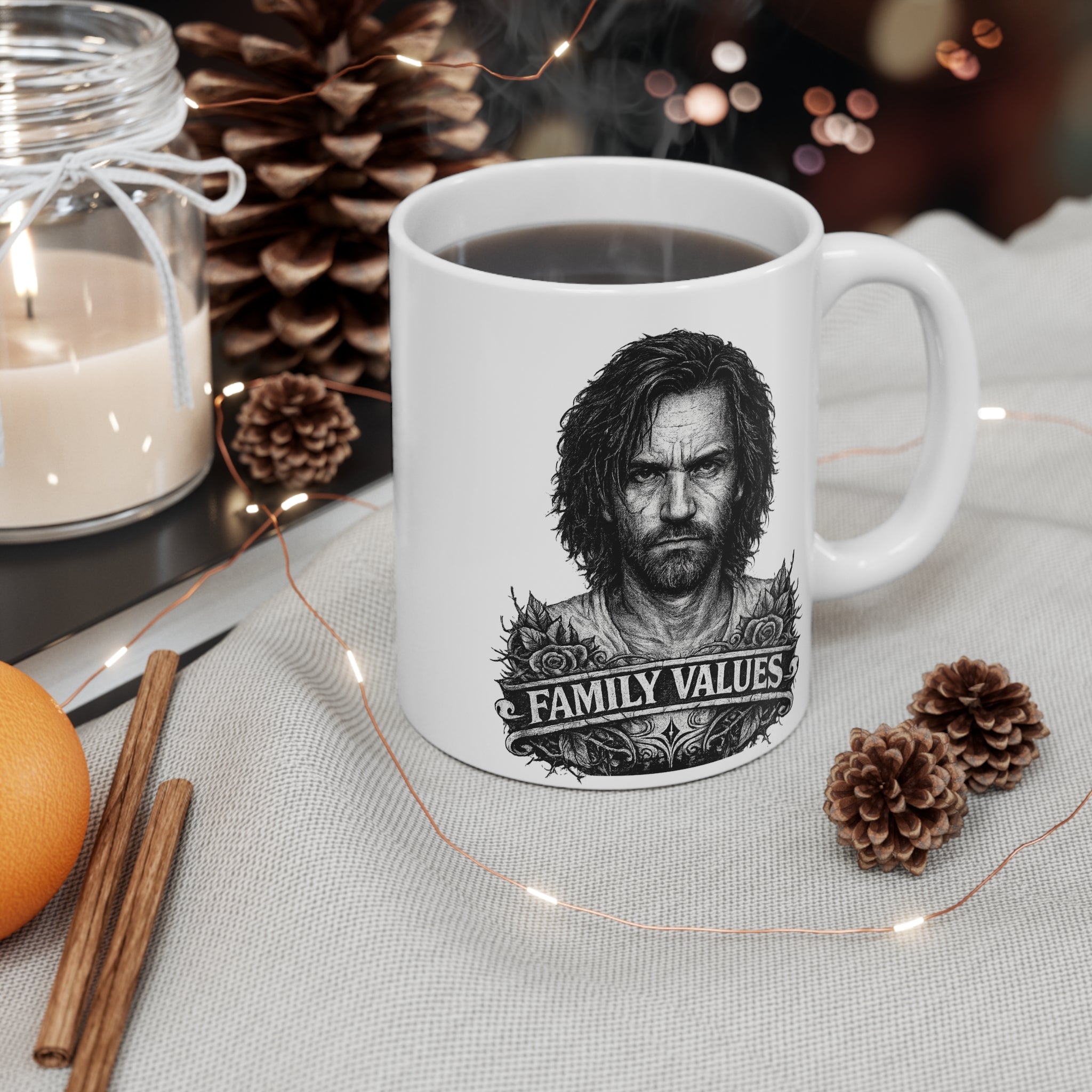 Family Values Mug — 11oz Coffee Cup
