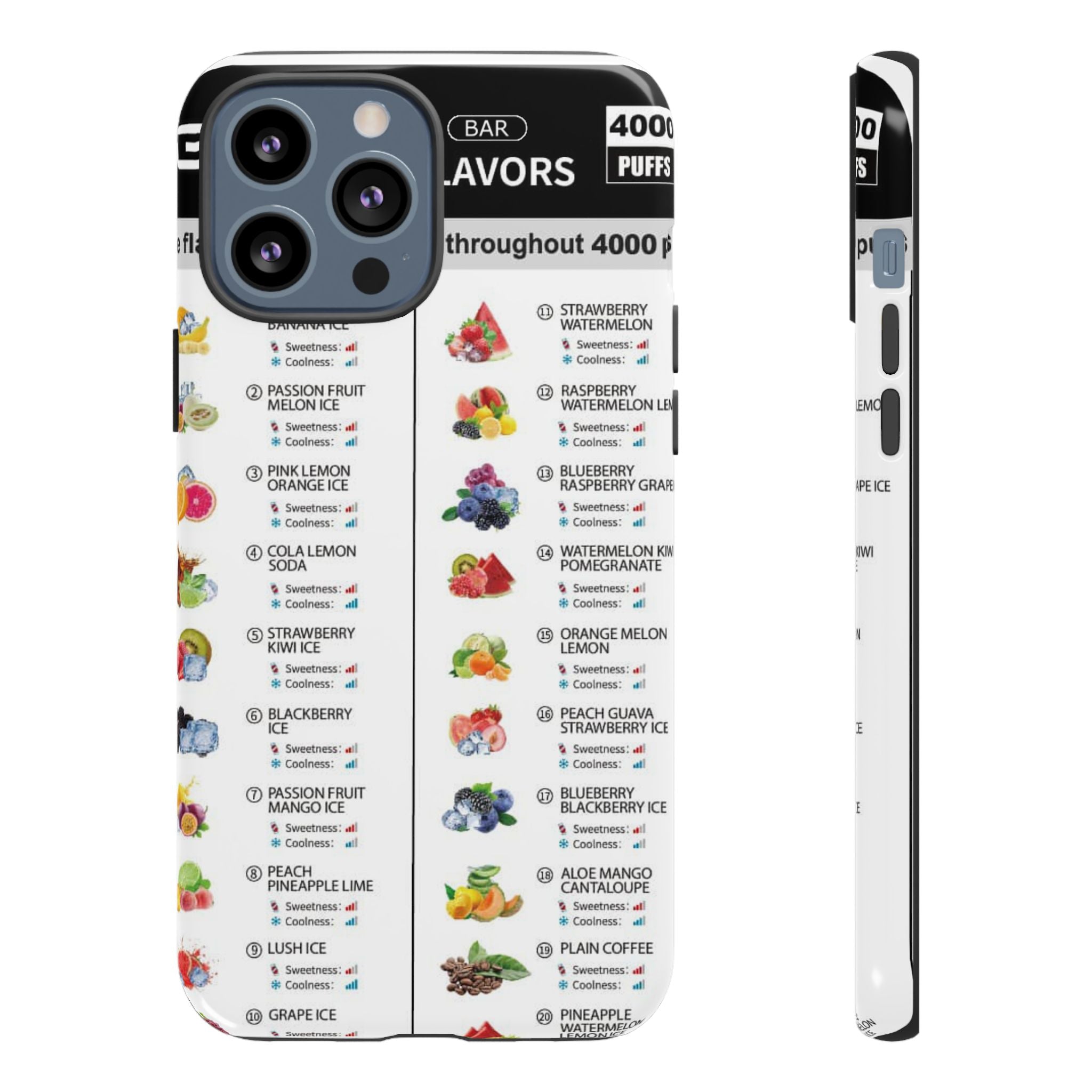 Vape Menu - Tough Case